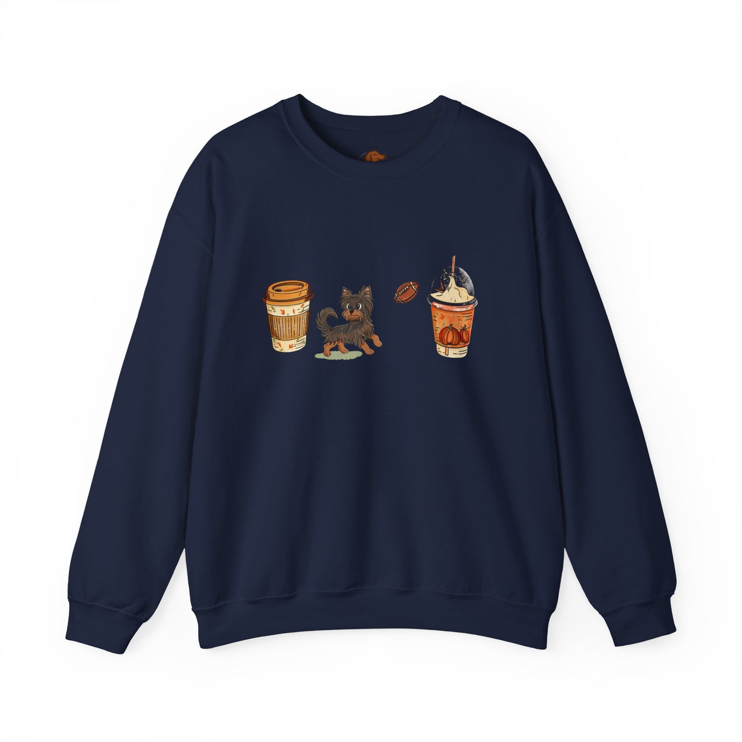 Yorkie Fall Cups #2 Unisex Heavy Blend™ Crewneck Sweatshirt