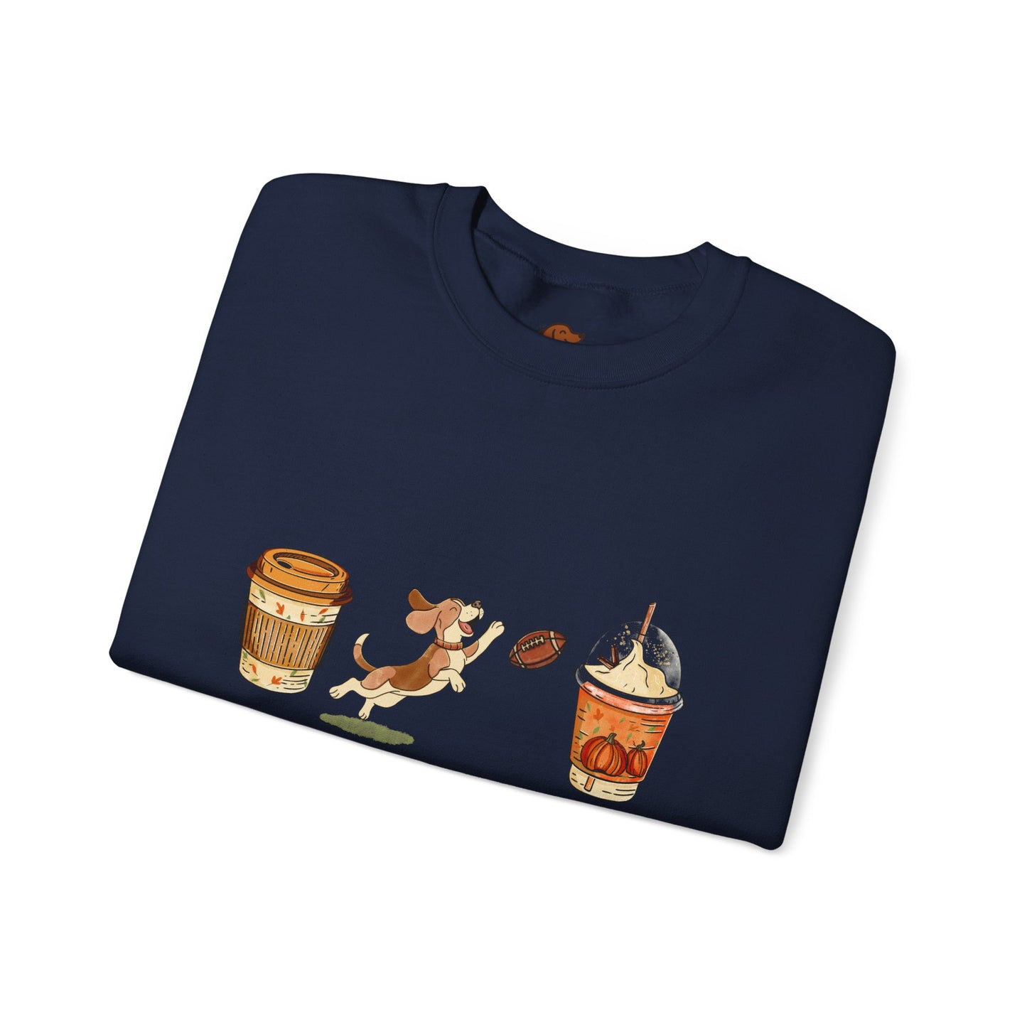 Beagle #2 Fall Cups Unisex Heavy Blend™ Crewneck Sweatshirt