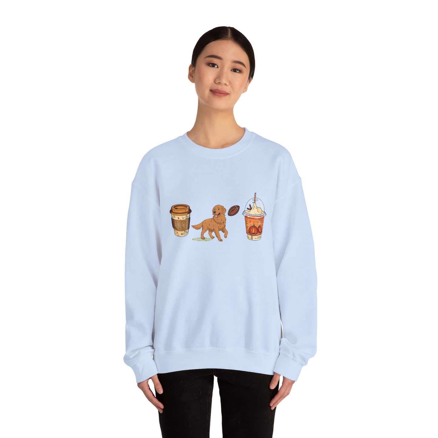 Golden Fall Cups Unisex Heavy Blend™ Crewneck Sweatshirt