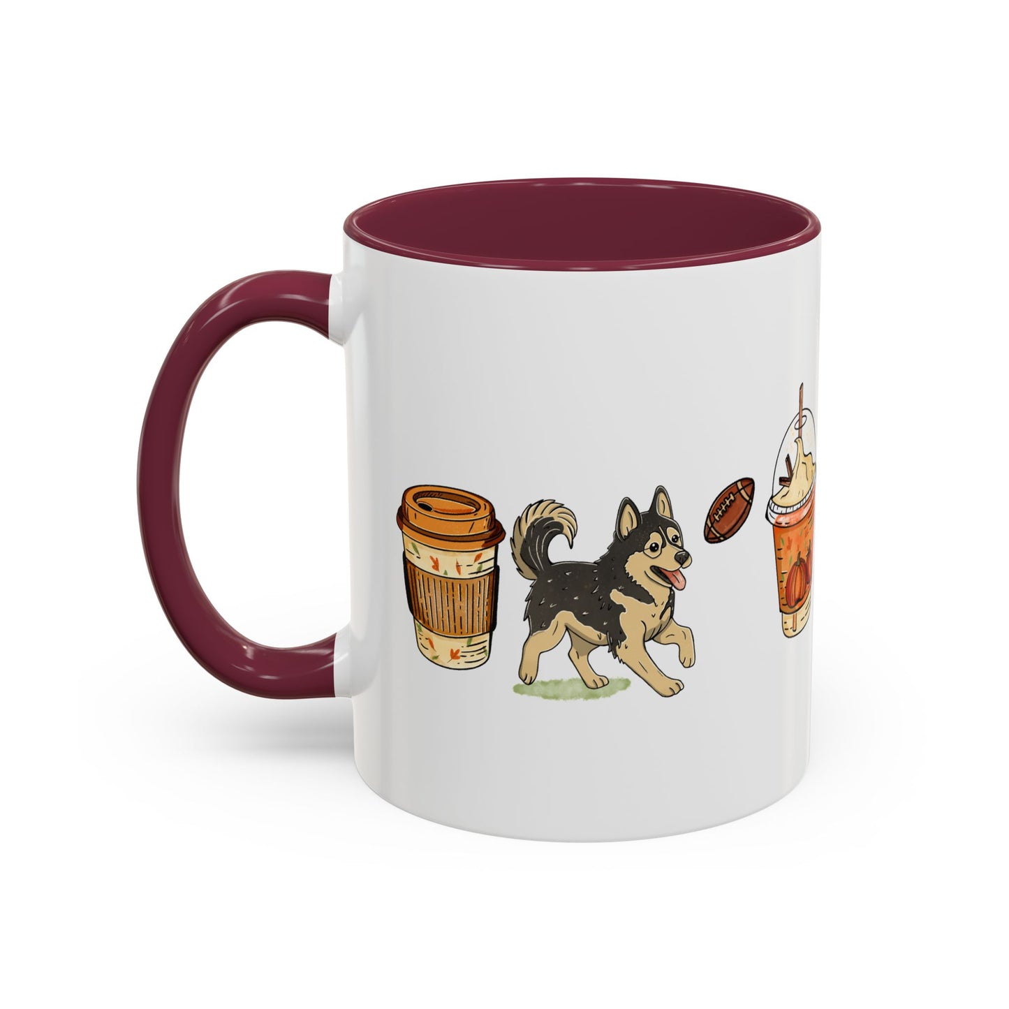 Husky Fall design, color Mugs 11oz