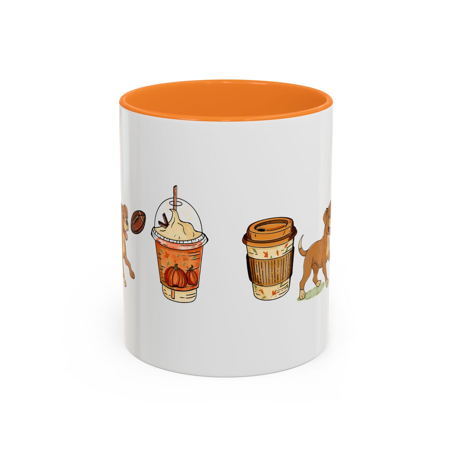 Boxer Fall design, color Mugs 11oz