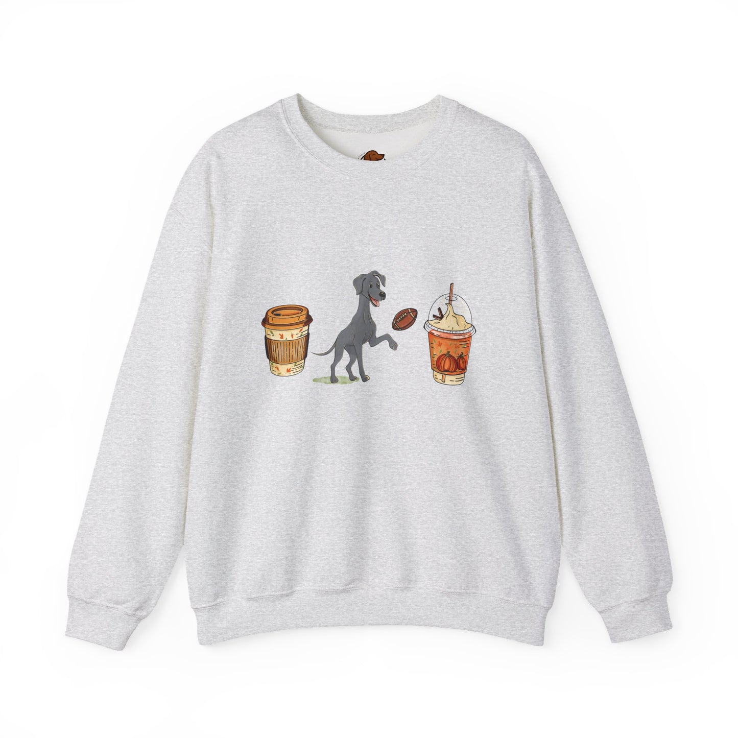 Great Dane Fall Cups Unisex Heavy Blend™ Crewneck Sweatshirt