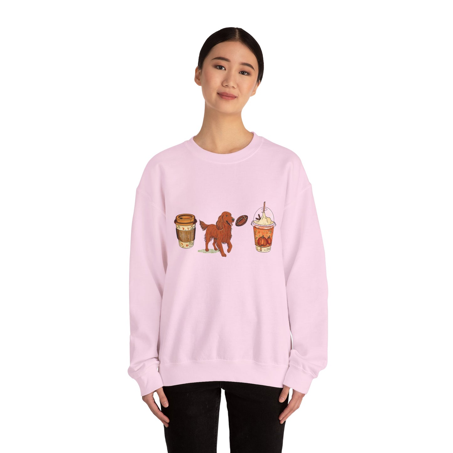 Irish setter Fall Cups Unisex Heavy Blend™ Crewneck Sweatshirt