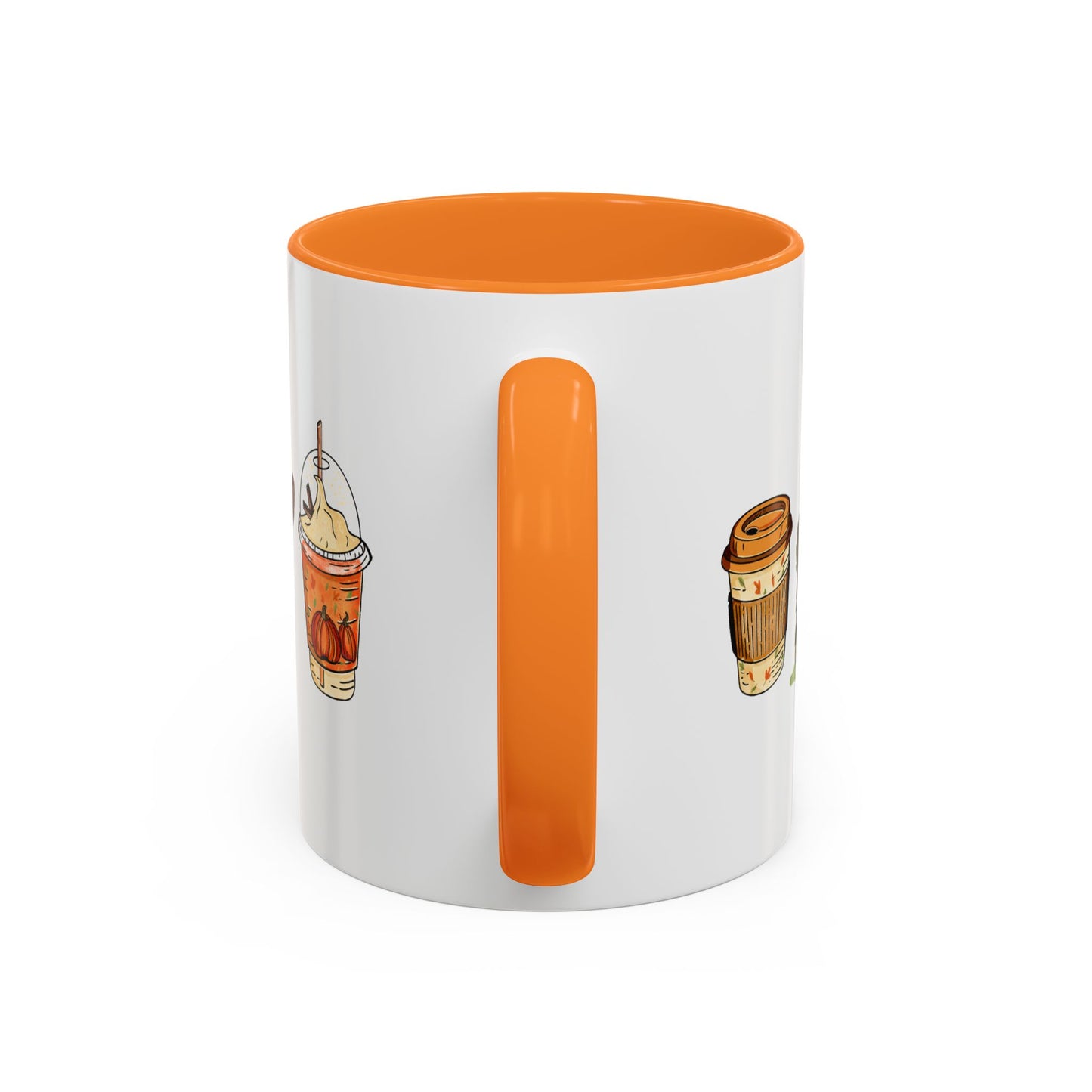Bernese Mountain dog Fall design, color Mugs 11oz