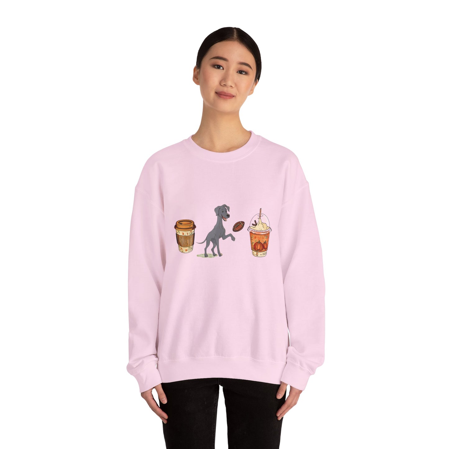 Great Dane Fall Cups Unisex Heavy Blend™ Crewneck Sweatshirt