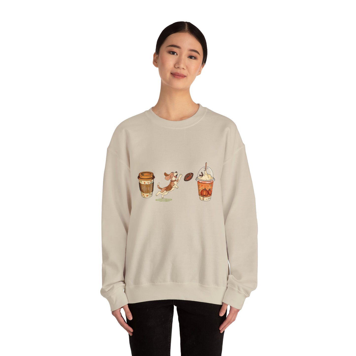 Beagle #2 Fall Cups Unisex Heavy Blend™ Crewneck Sweatshirt