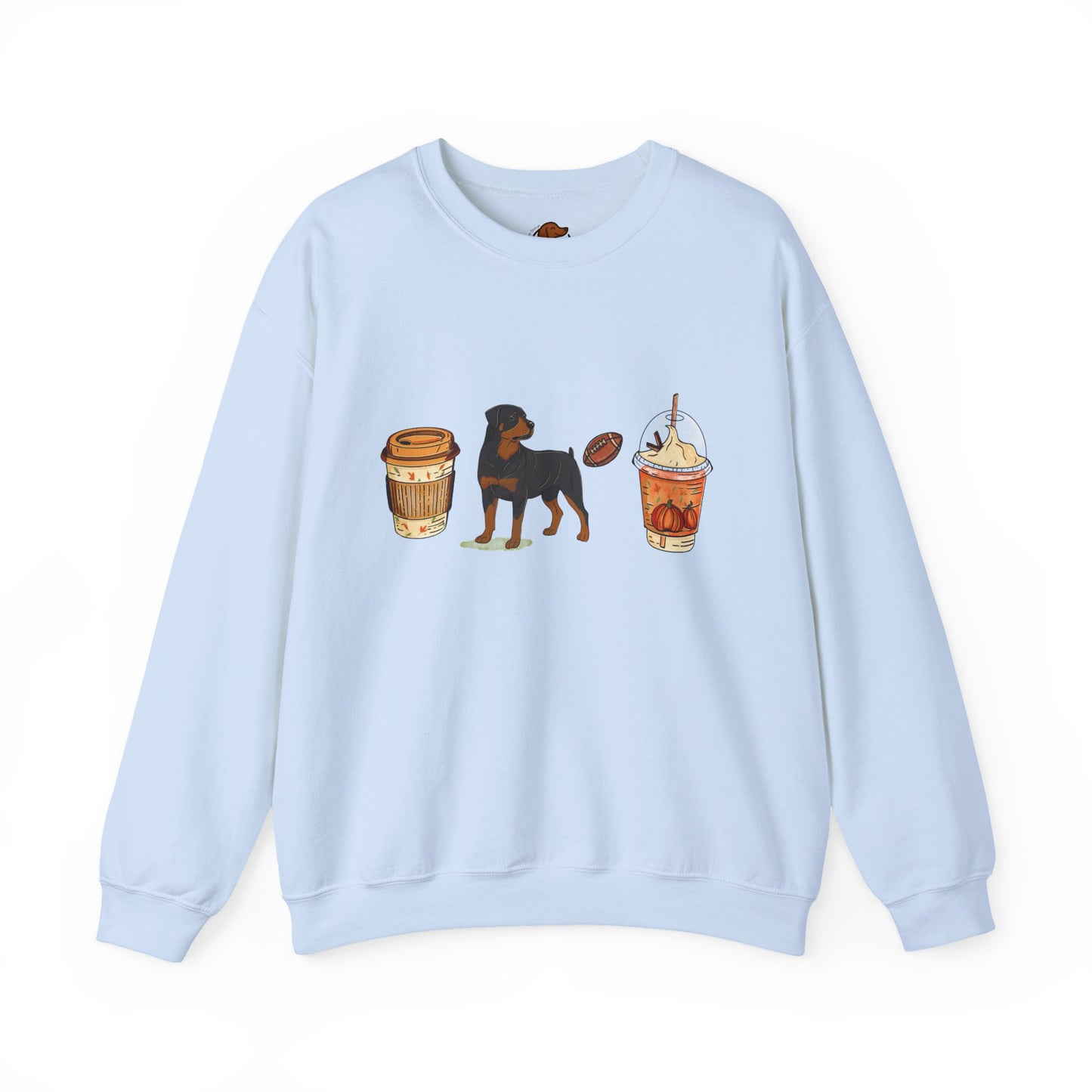 Rottweiler Fall Cups Unisex Heavy Blend™ Crewneck Sweatshirt