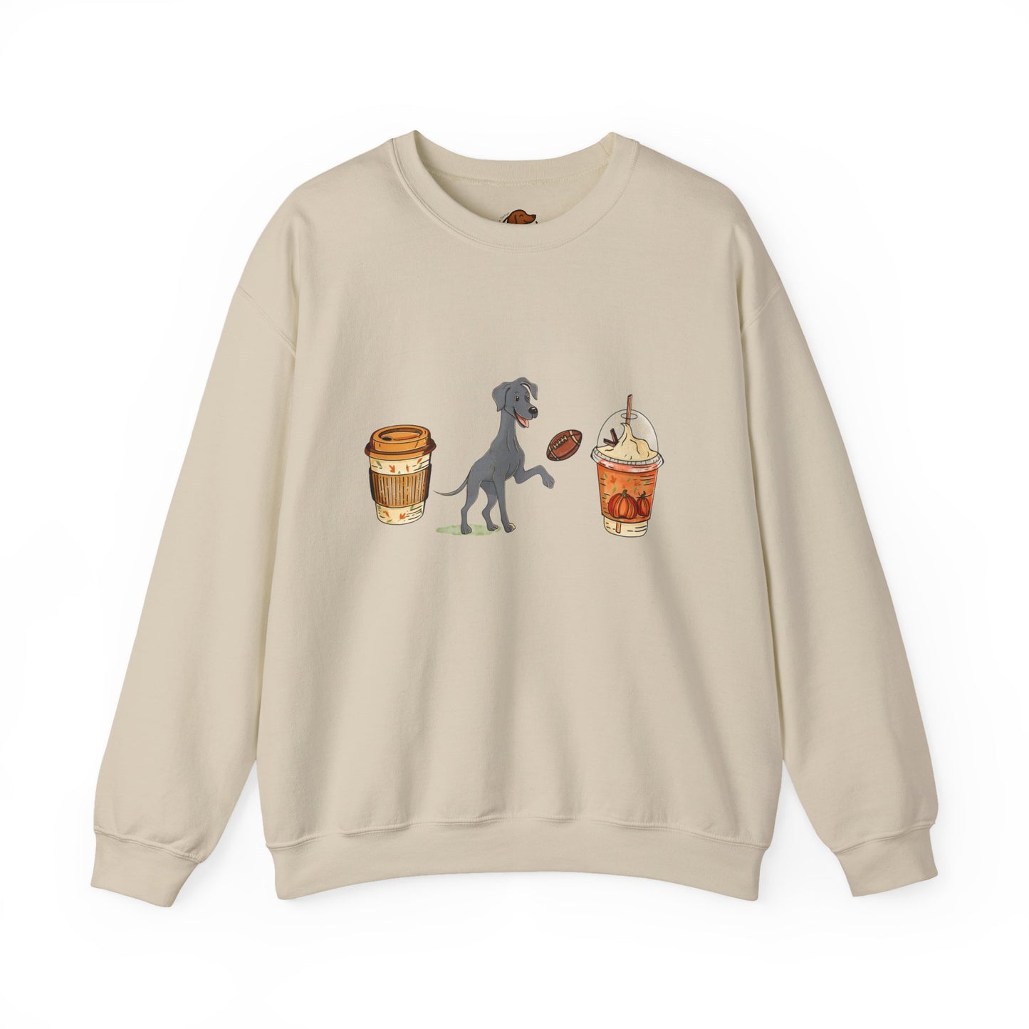 Great Dane Fall Cups Unisex Heavy Blend™ Crewneck Sweatshirt