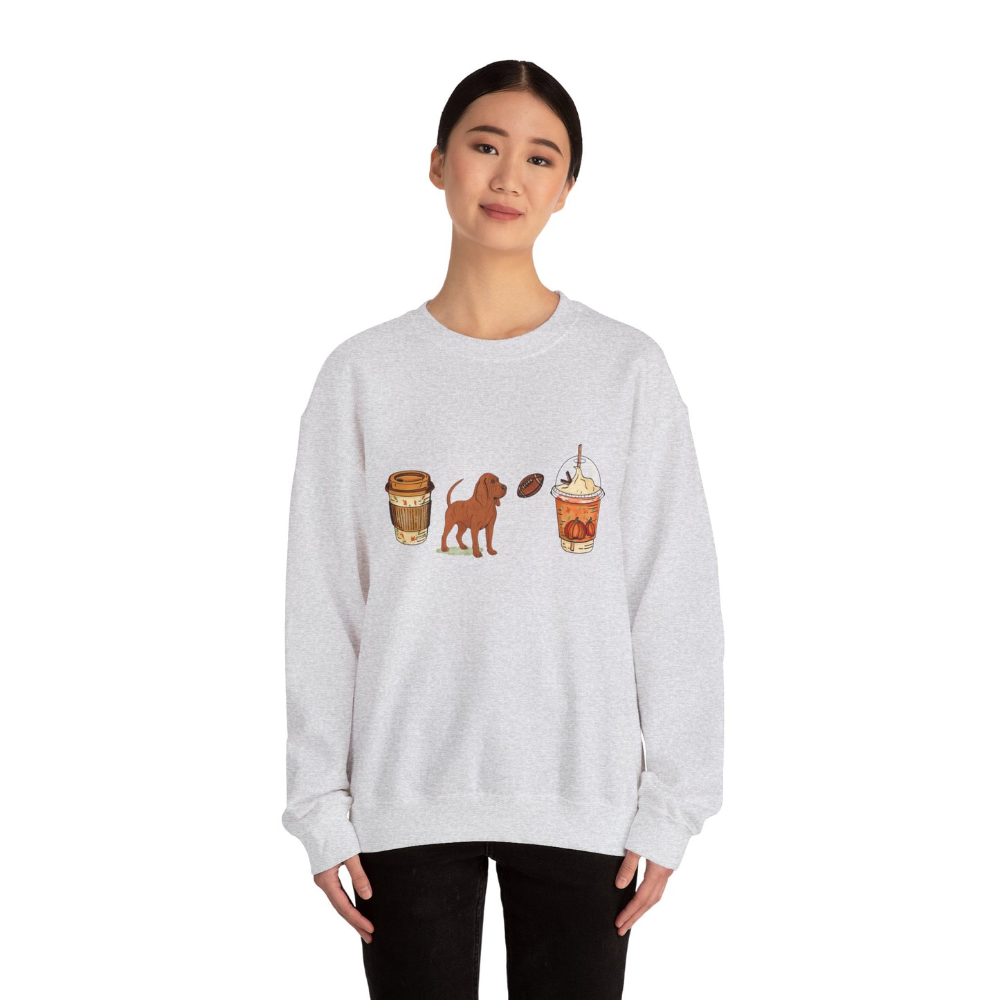 Blood hound Fall Cups Unisex Heavy Blend™ Crewneck Sweatshirt