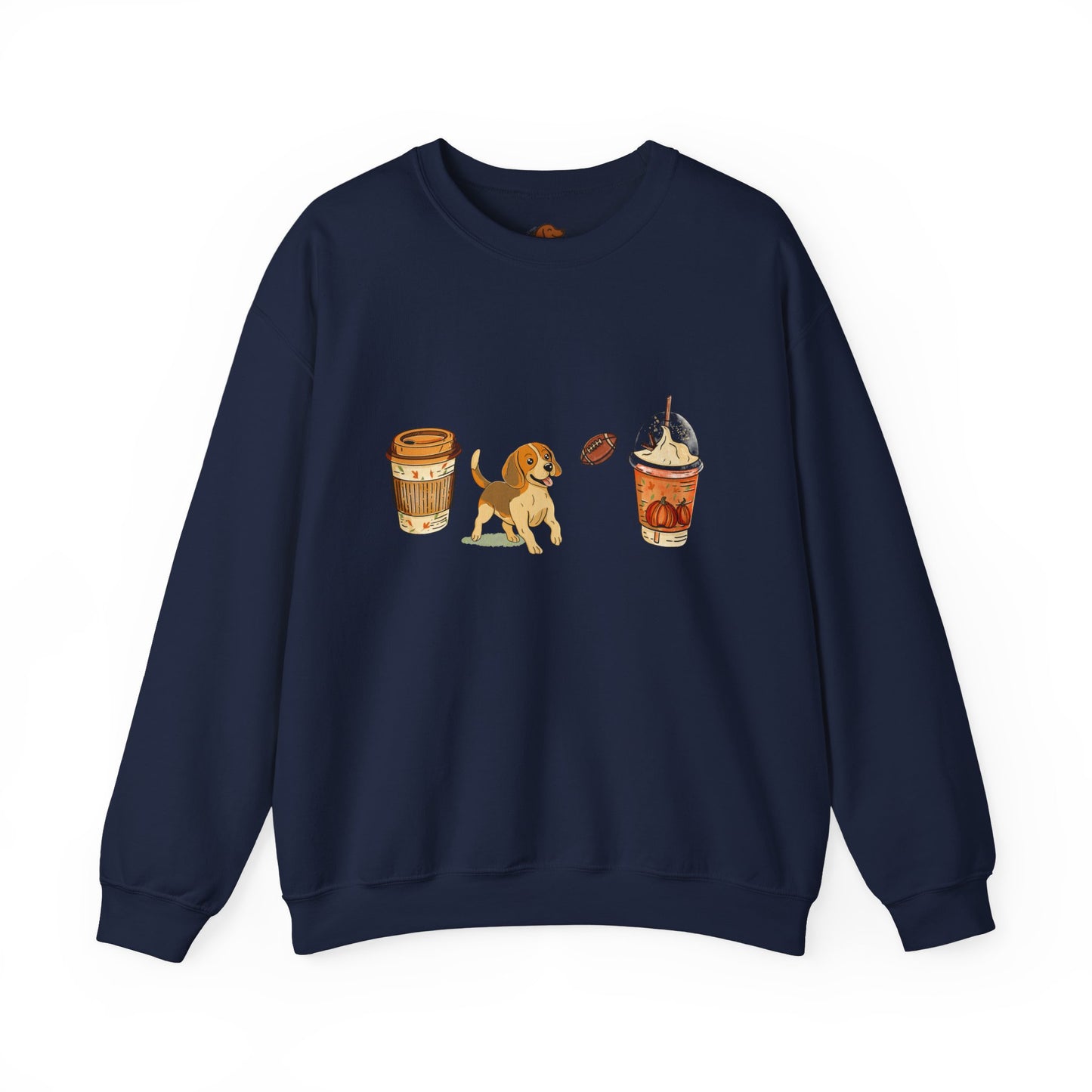 Beagle Fall Cups Unisex Heavy Blend™ Crewneck Sweatshirt
