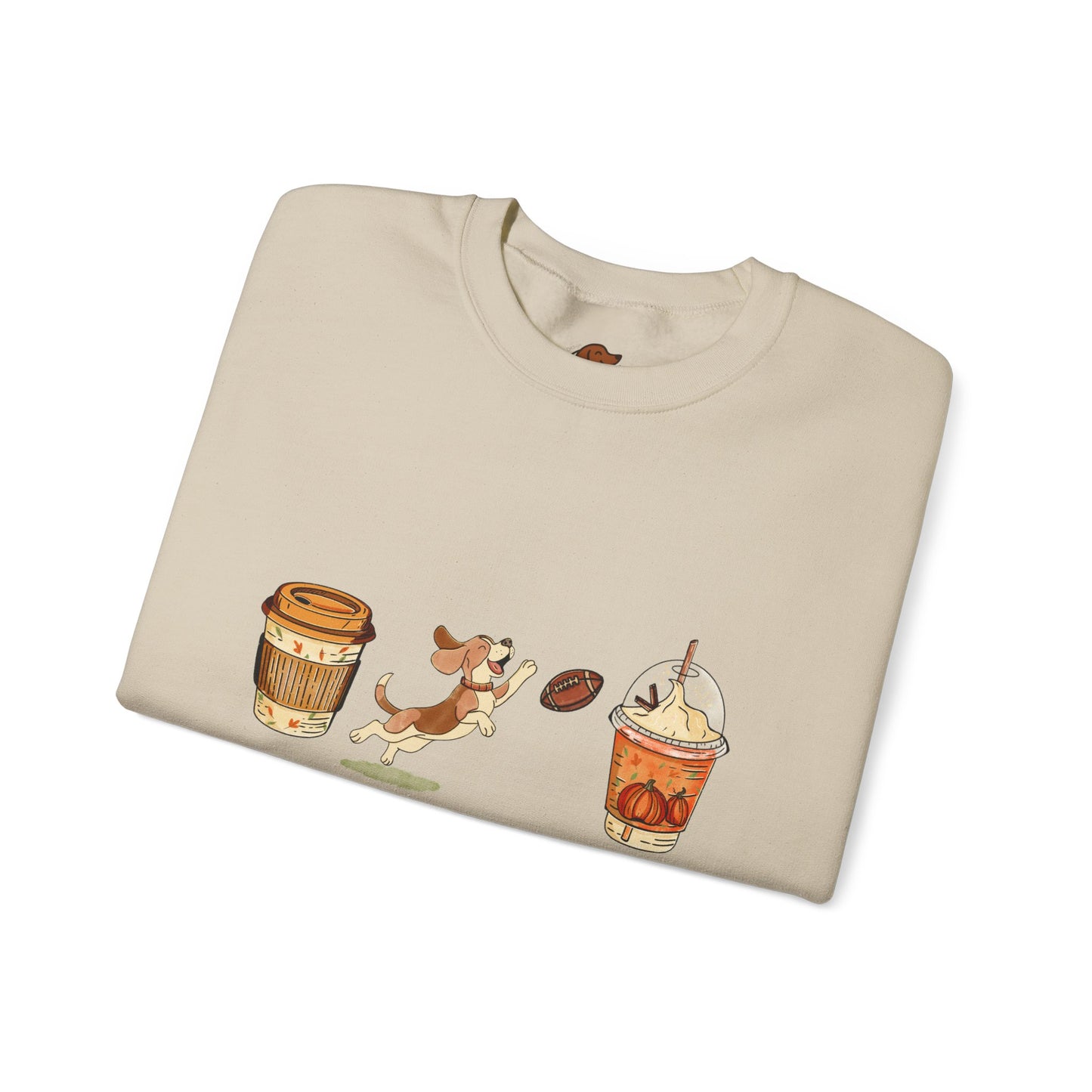 Beagle #2 Fall Cups Unisex Heavy Blend™ Crewneck Sweatshirt