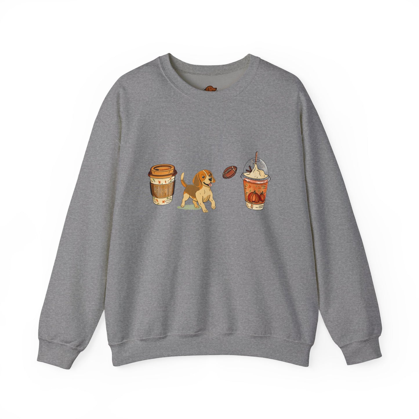 Beagle Fall Cups Unisex Heavy Blend™ Crewneck Sweatshirt