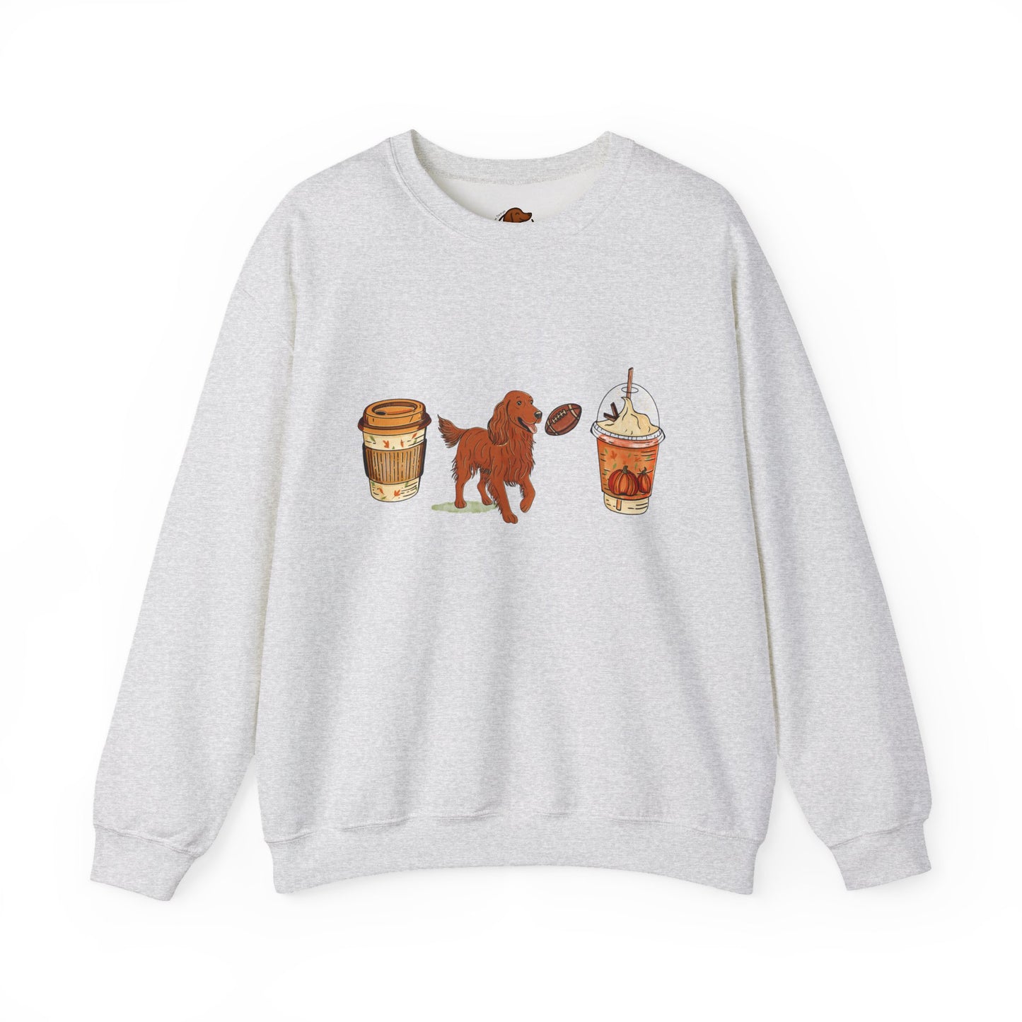 Irish setter Fall Cups Unisex Heavy Blend™ Crewneck Sweatshirt