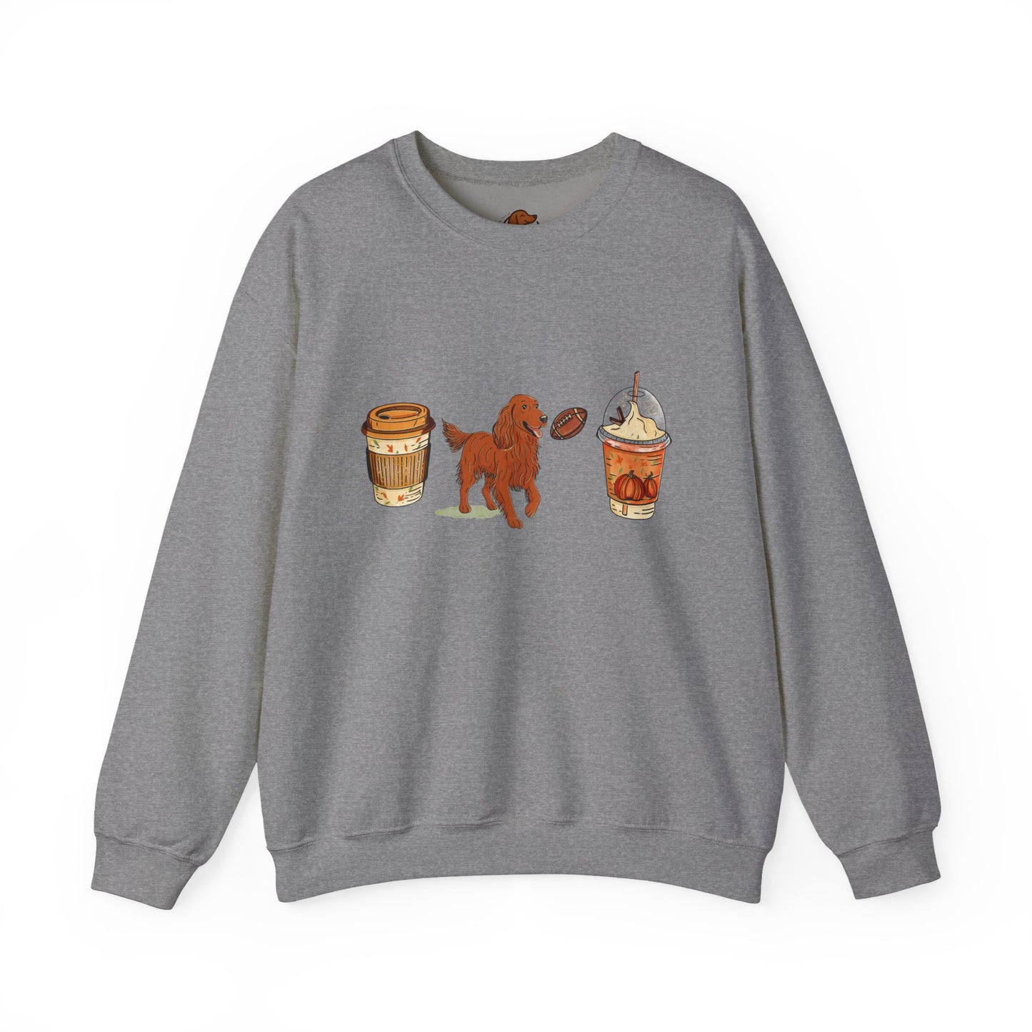 Irish setter Fall Cups Unisex Heavy Blend™ Crewneck Sweatshirt