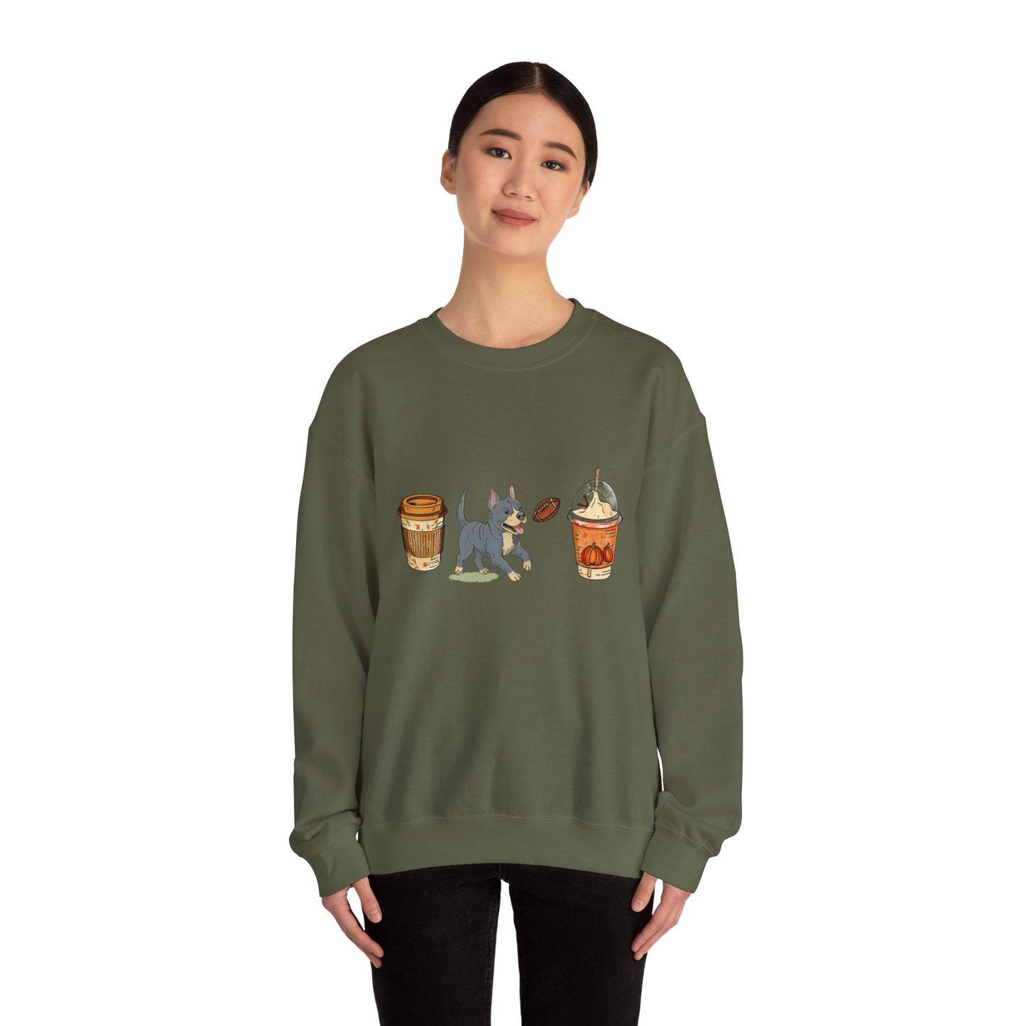 Blue Nose Fall Cups Unisex Heavy Blend™ Crewneck Sweatshirt