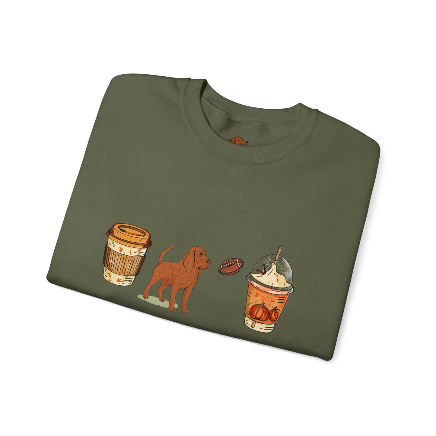 Blood hound Fall Cups Unisex Heavy Blend™ Crewneck Sweatshirt