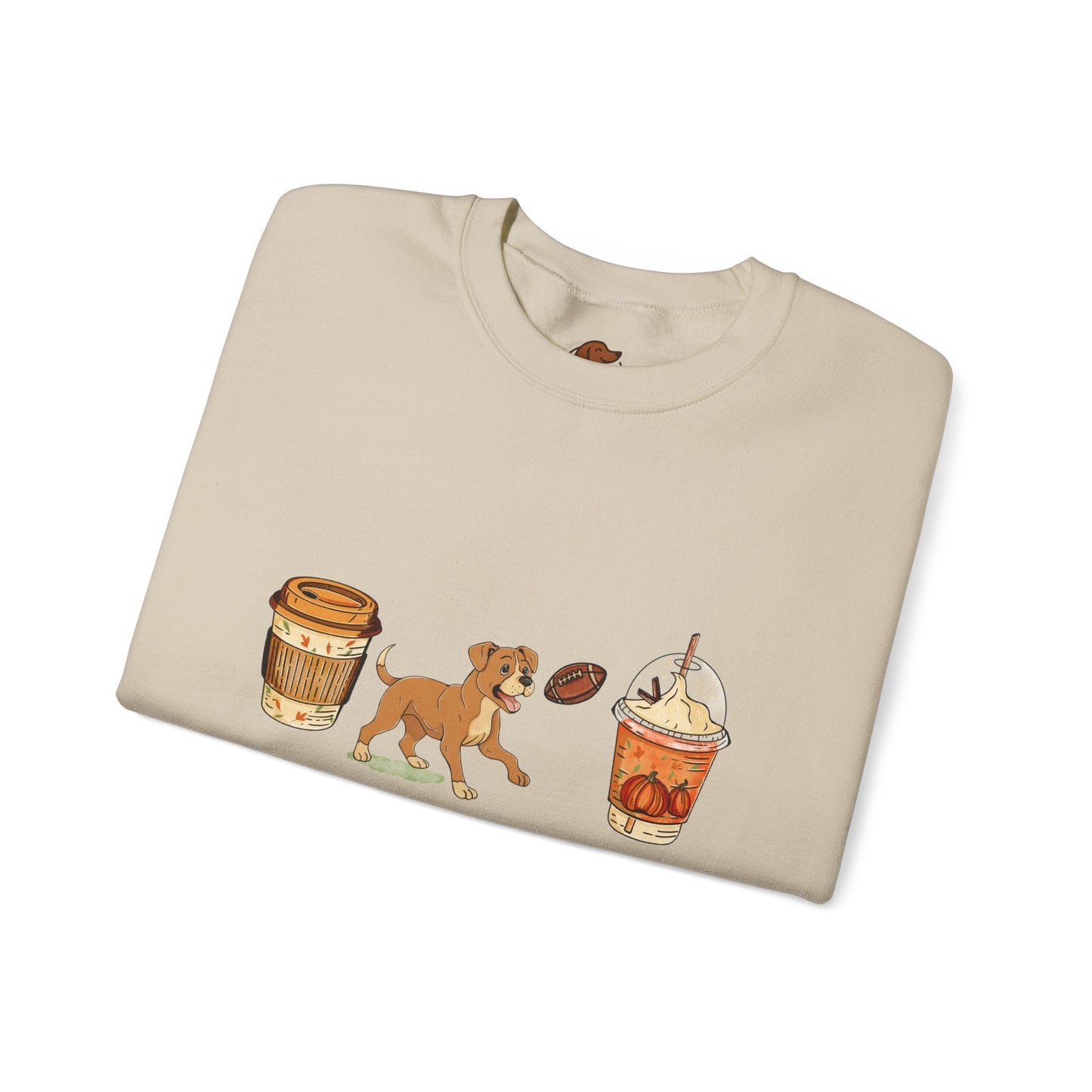 Boxer Fall Cups Unisex Heavy Blend™ Crewneck Sweatshirt