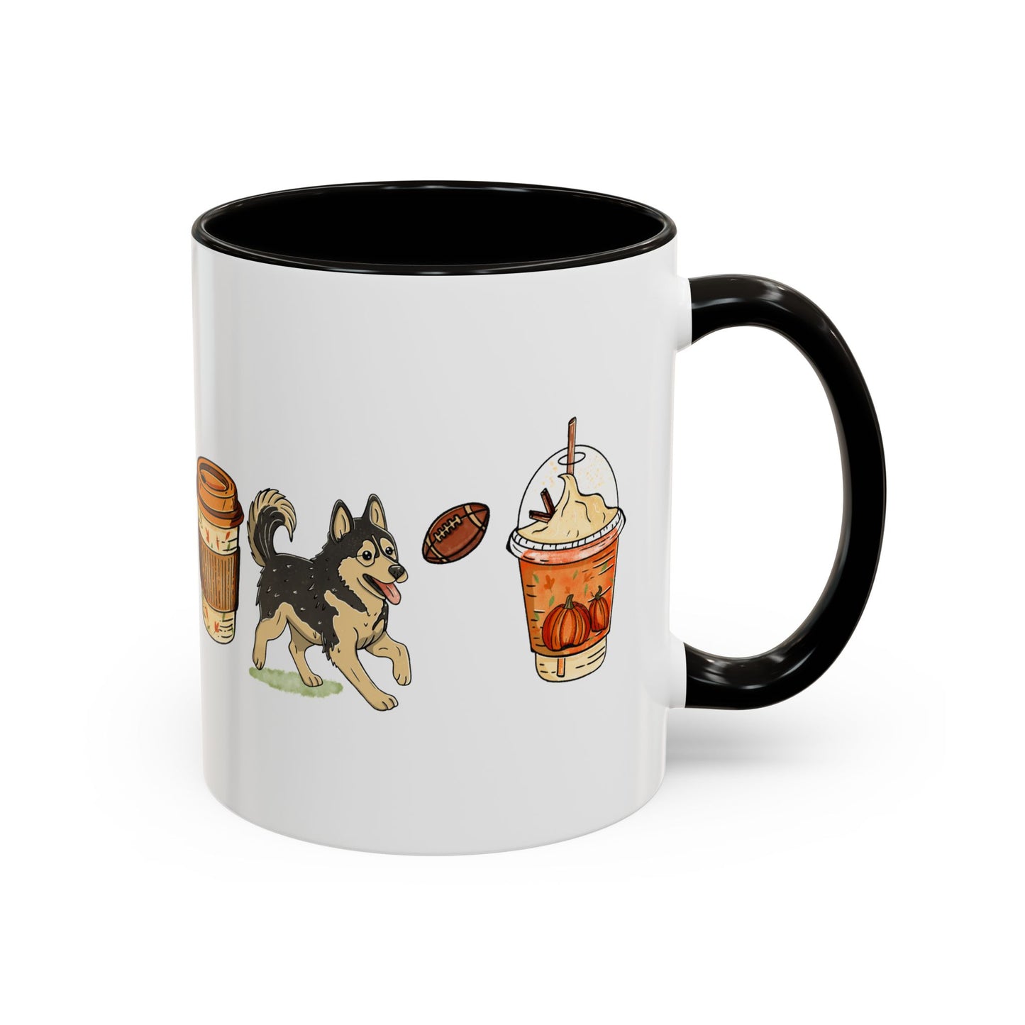 Husky Fall design, color Mugs 11oz