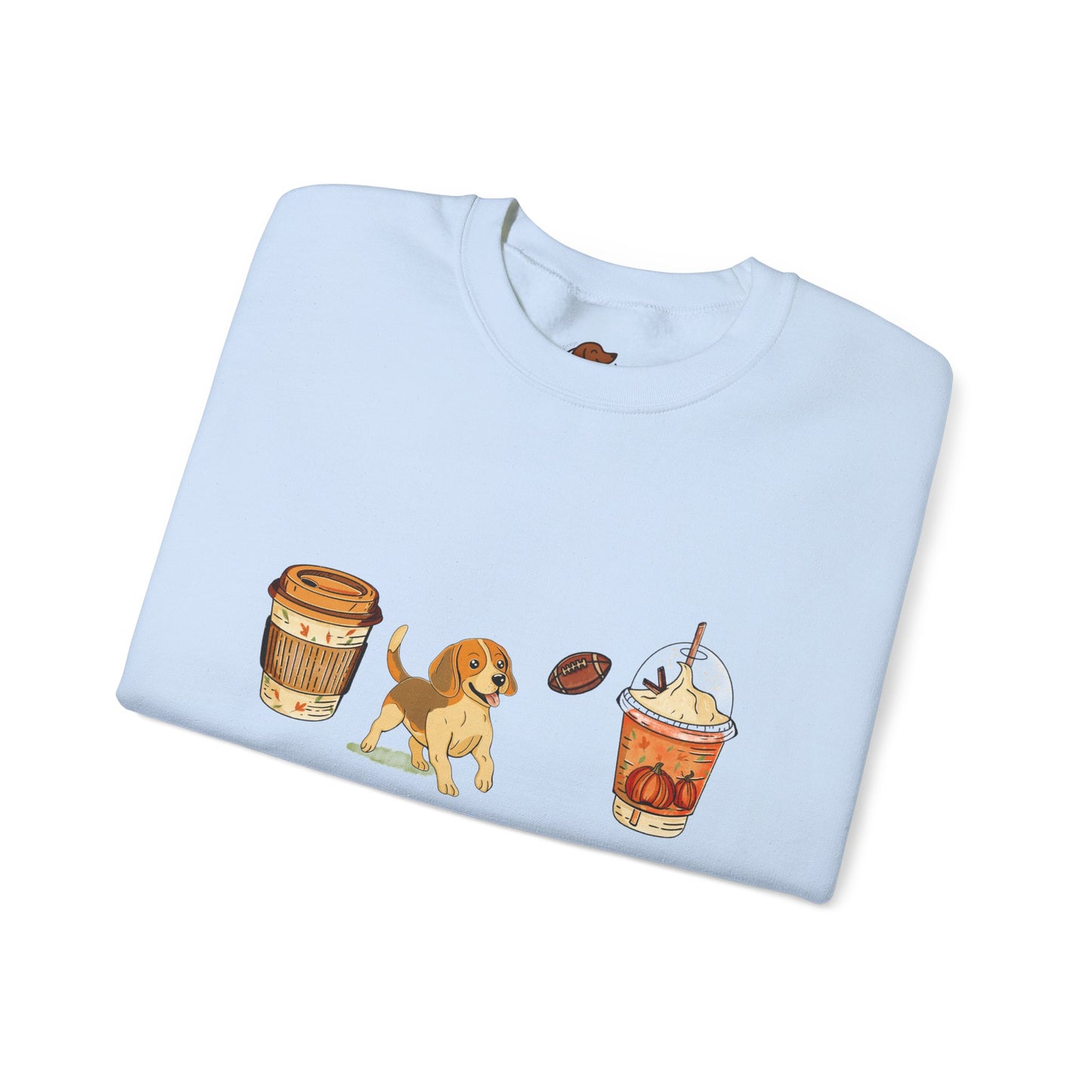 Beagle Fall Cups Unisex Heavy Blend™ Crewneck Sweatshirt