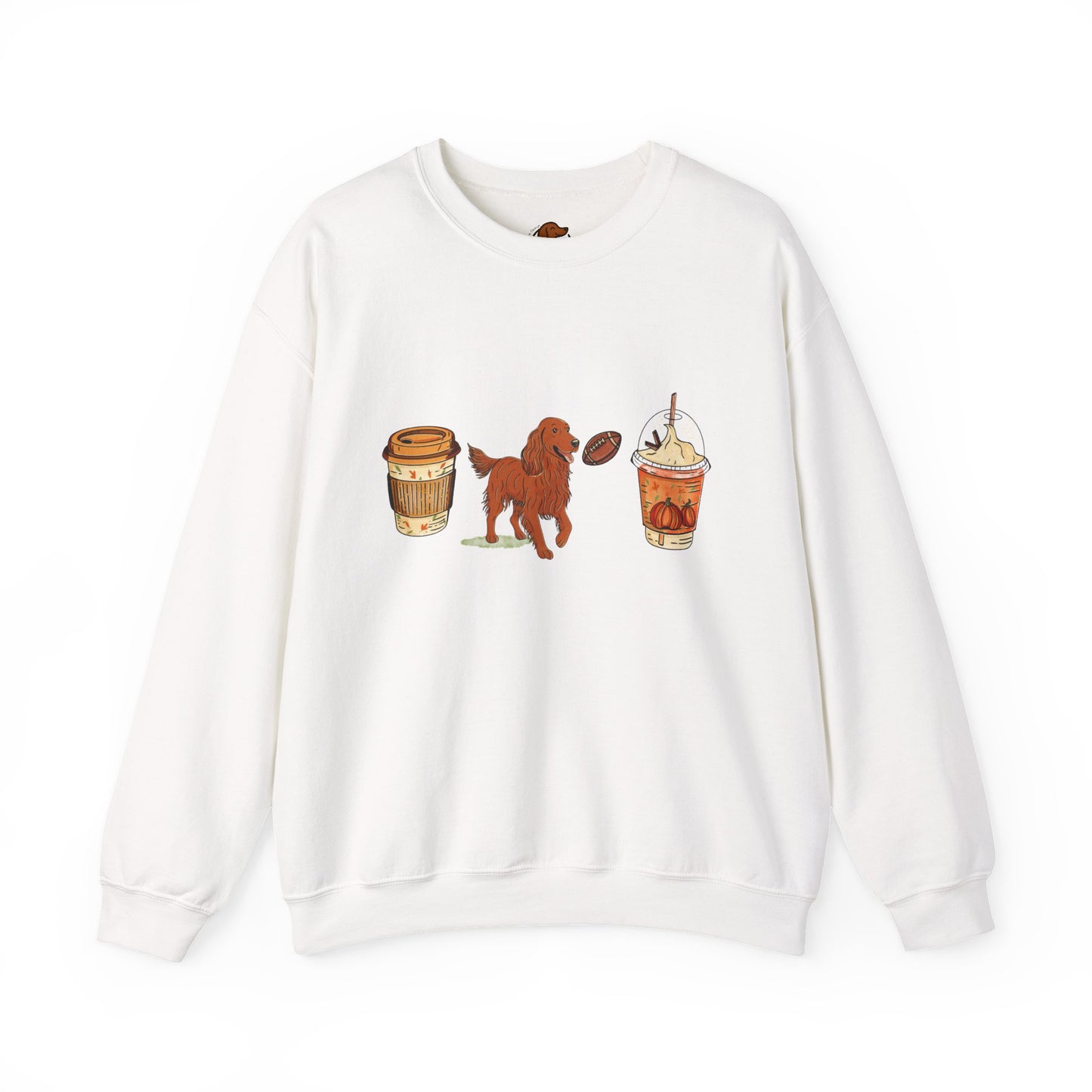 Irish setter Fall Cups Unisex Heavy Blend™ Crewneck Sweatshirt