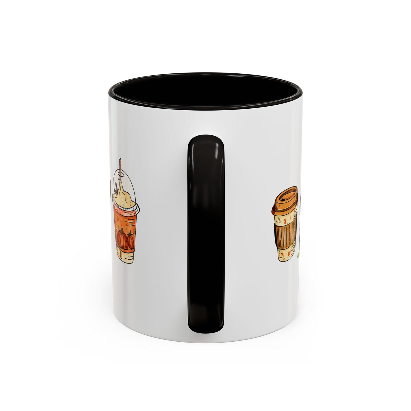 Bernese Mountain dog Fall design, color Mugs 11oz