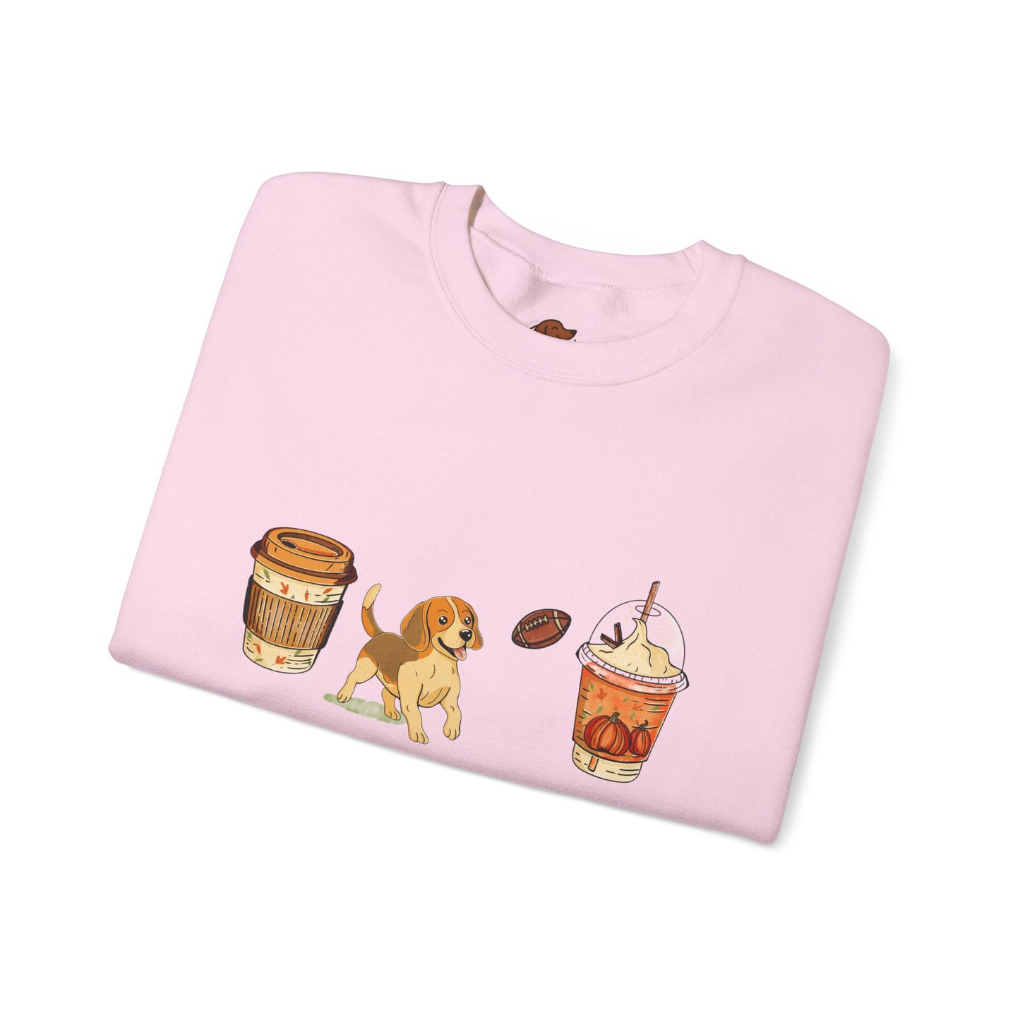 Beagle Fall Cups Unisex Heavy Blend™ Crewneck Sweatshirt