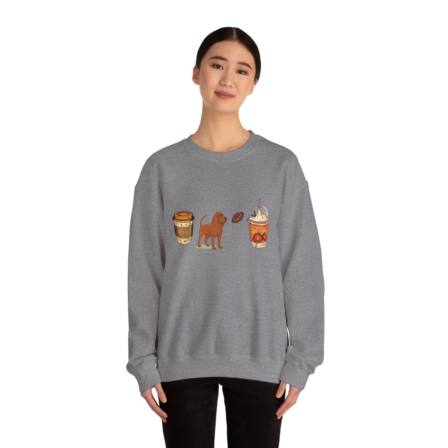 Blood hound Fall Cups Unisex Heavy Blend™ Crewneck Sweatshirt