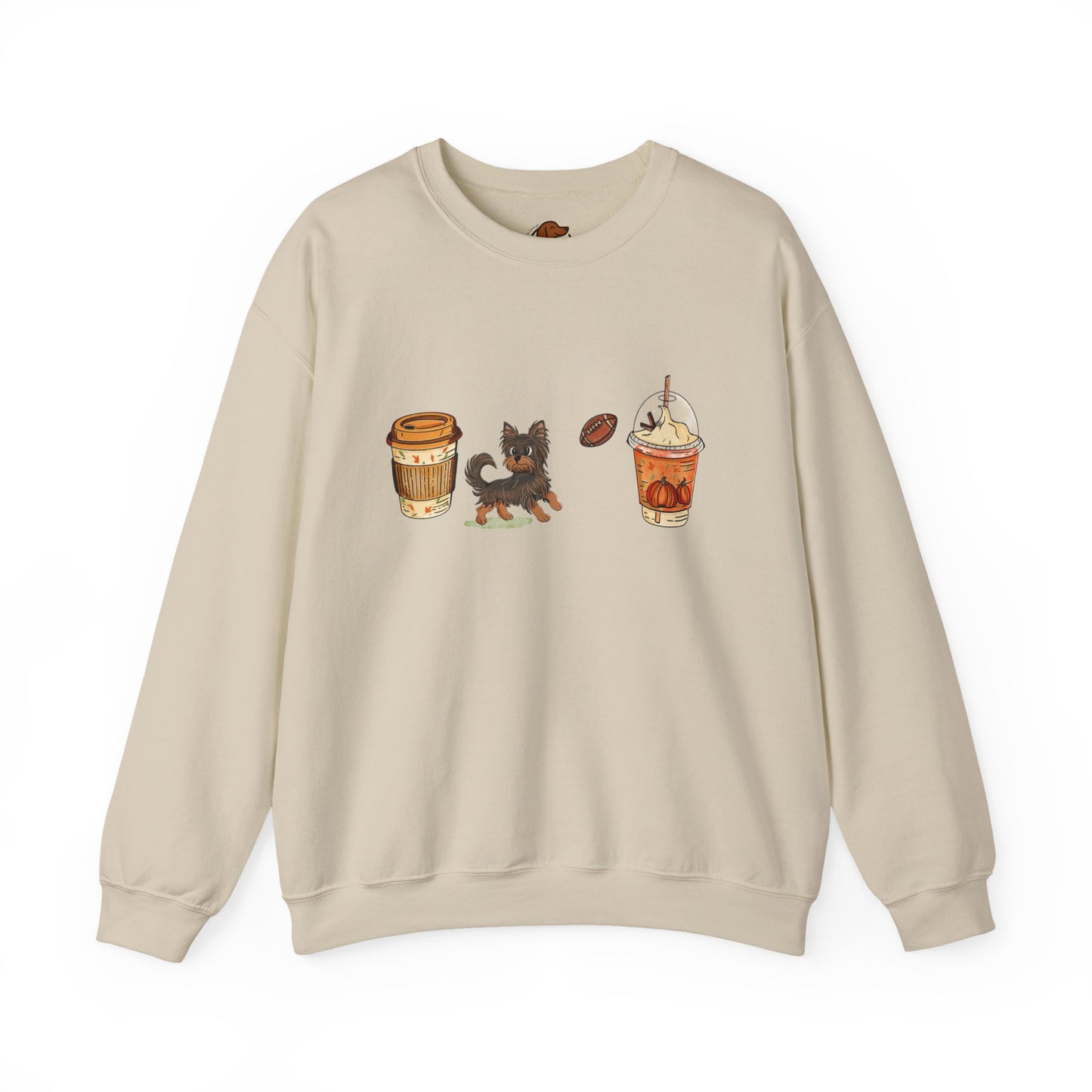 Yorkie Fall Cups #2 Unisex Heavy Blend™ Crewneck Sweatshirt