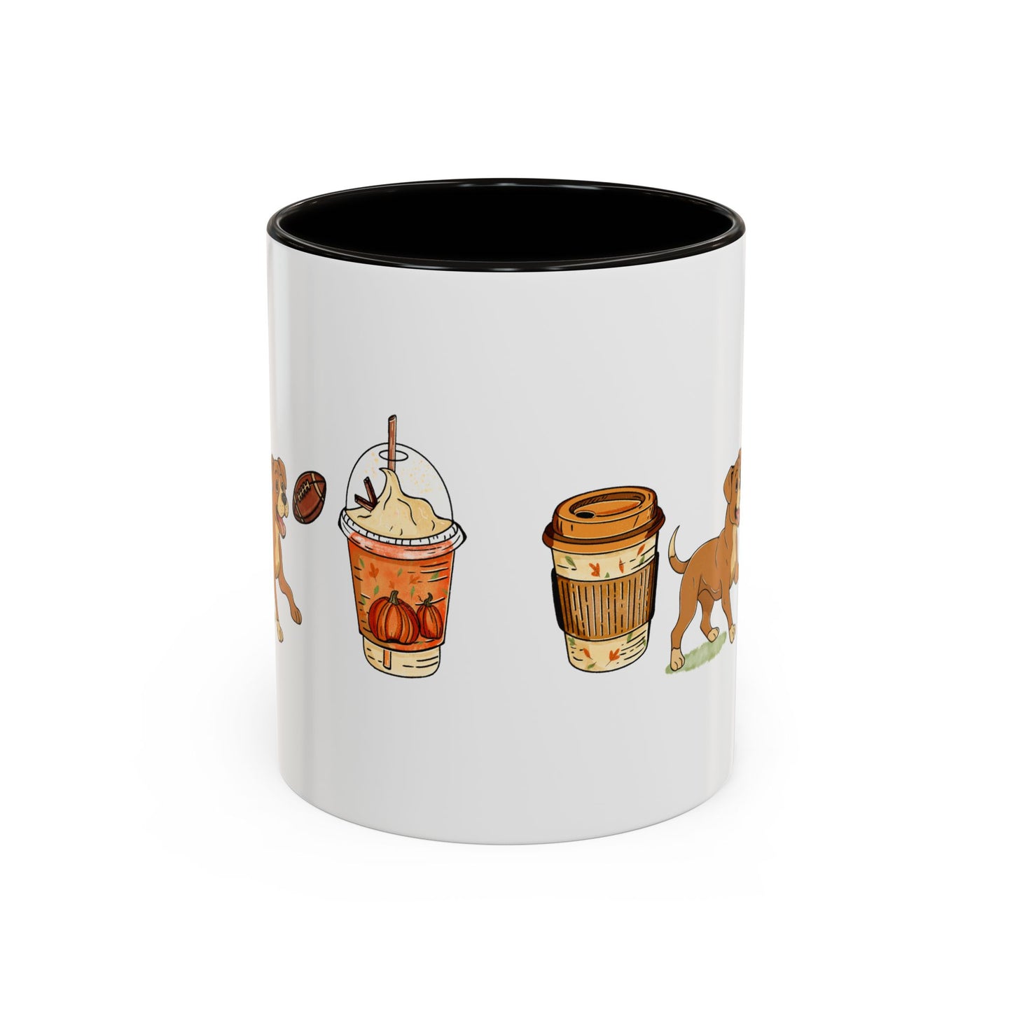 Boxer Fall design, color Mugs 11oz