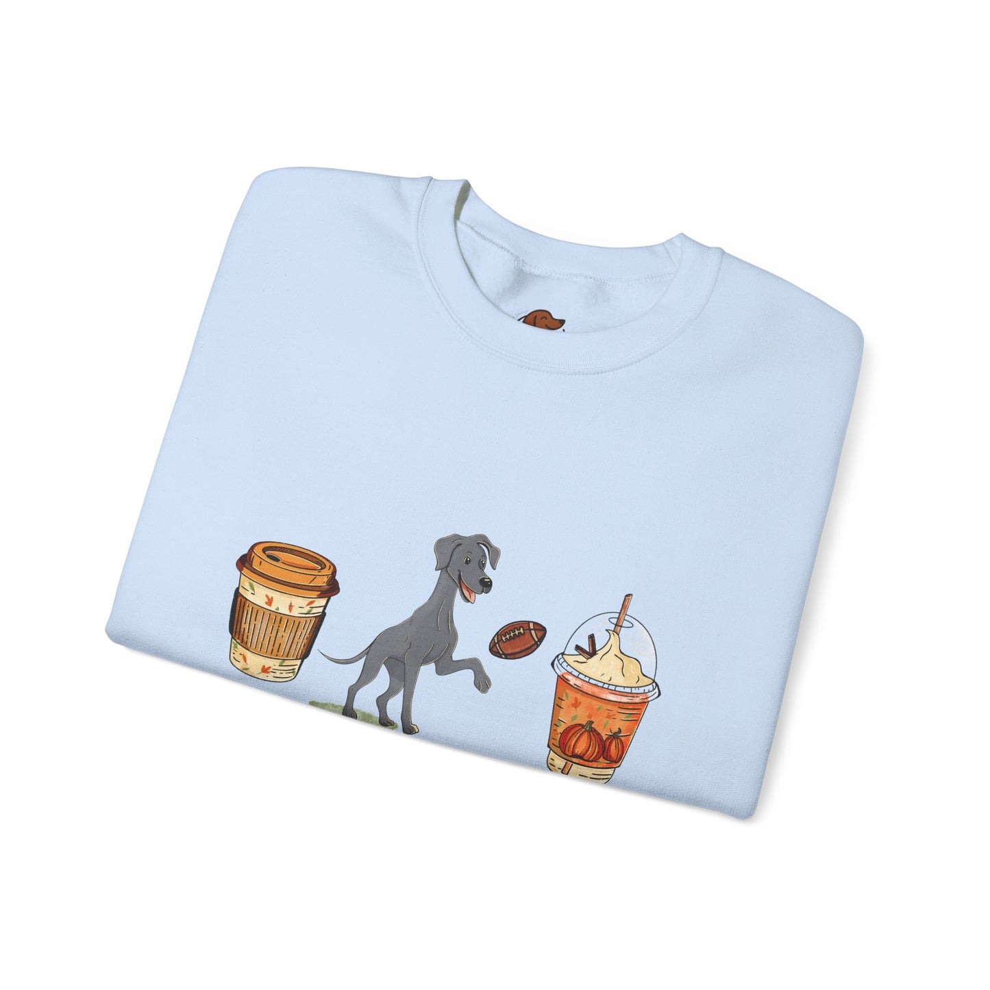 Great Dane Fall Cups Unisex Heavy Blend™ Crewneck Sweatshirt