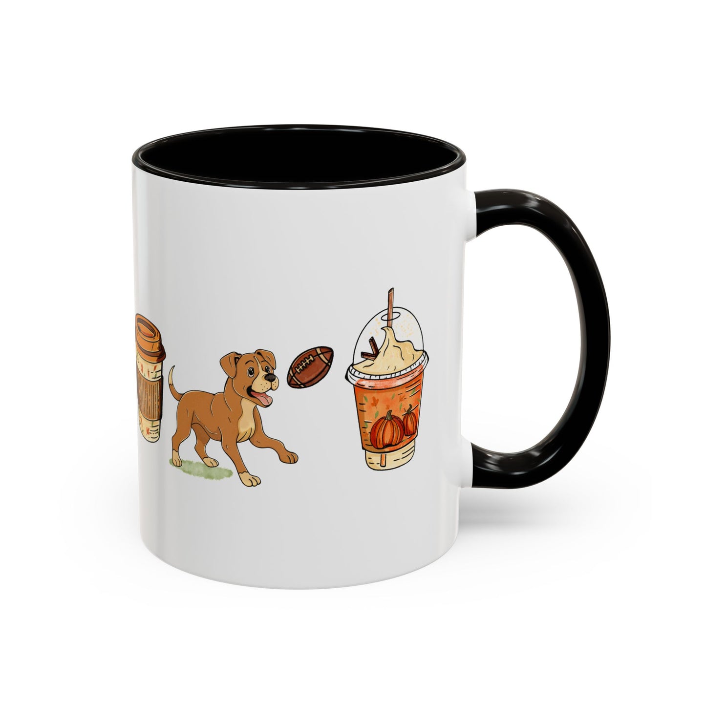 Boxer Fall design, color Mugs 11oz