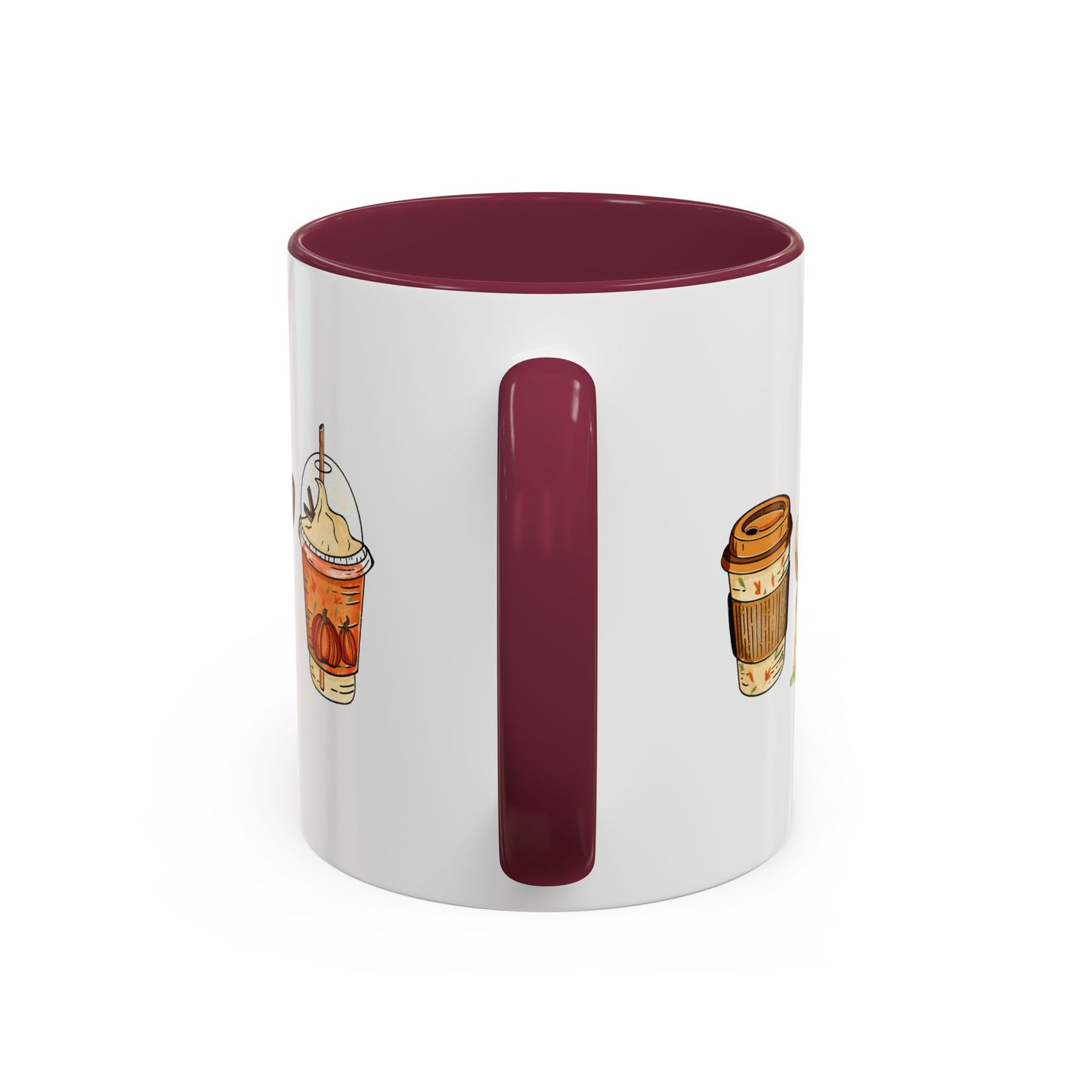 Beagle fall design, color Mugs 11oz