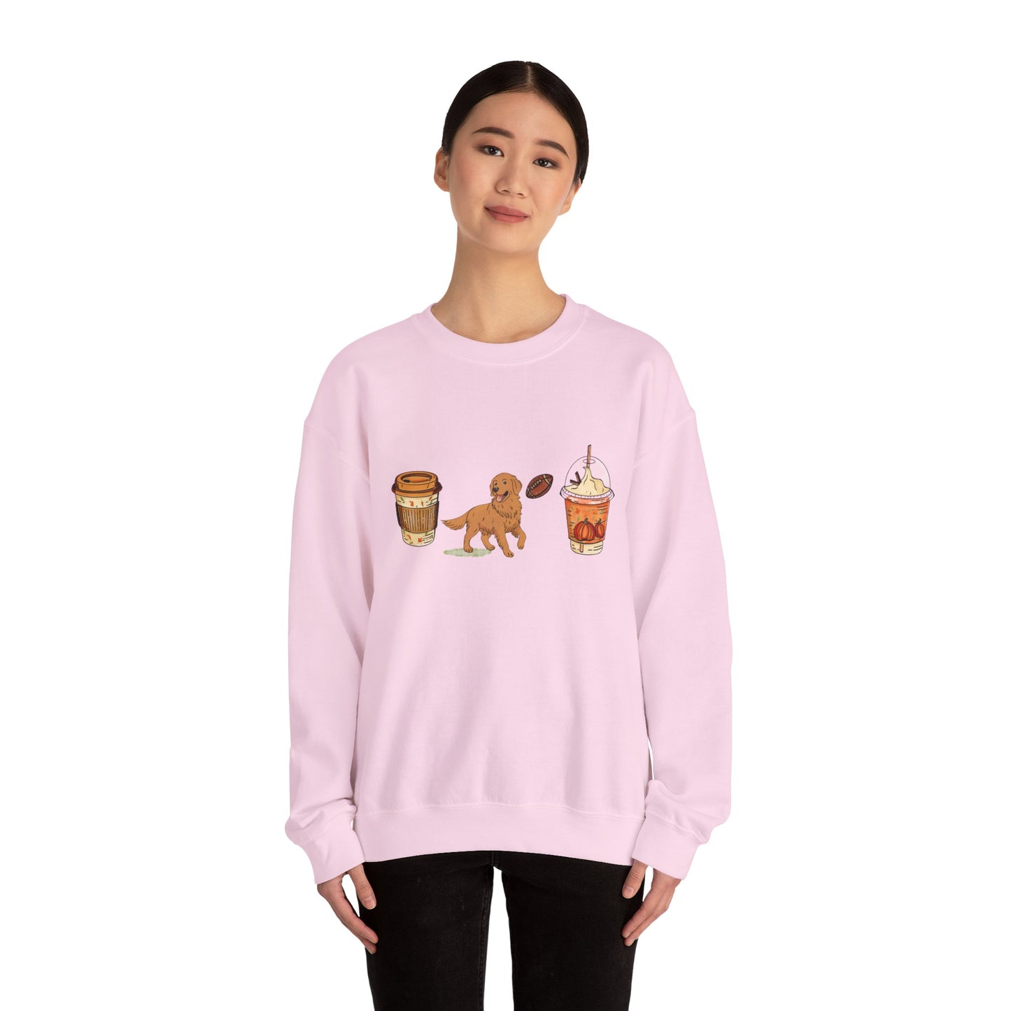 Golden Fall Cups Unisex Heavy Blend™ Crewneck Sweatshirt