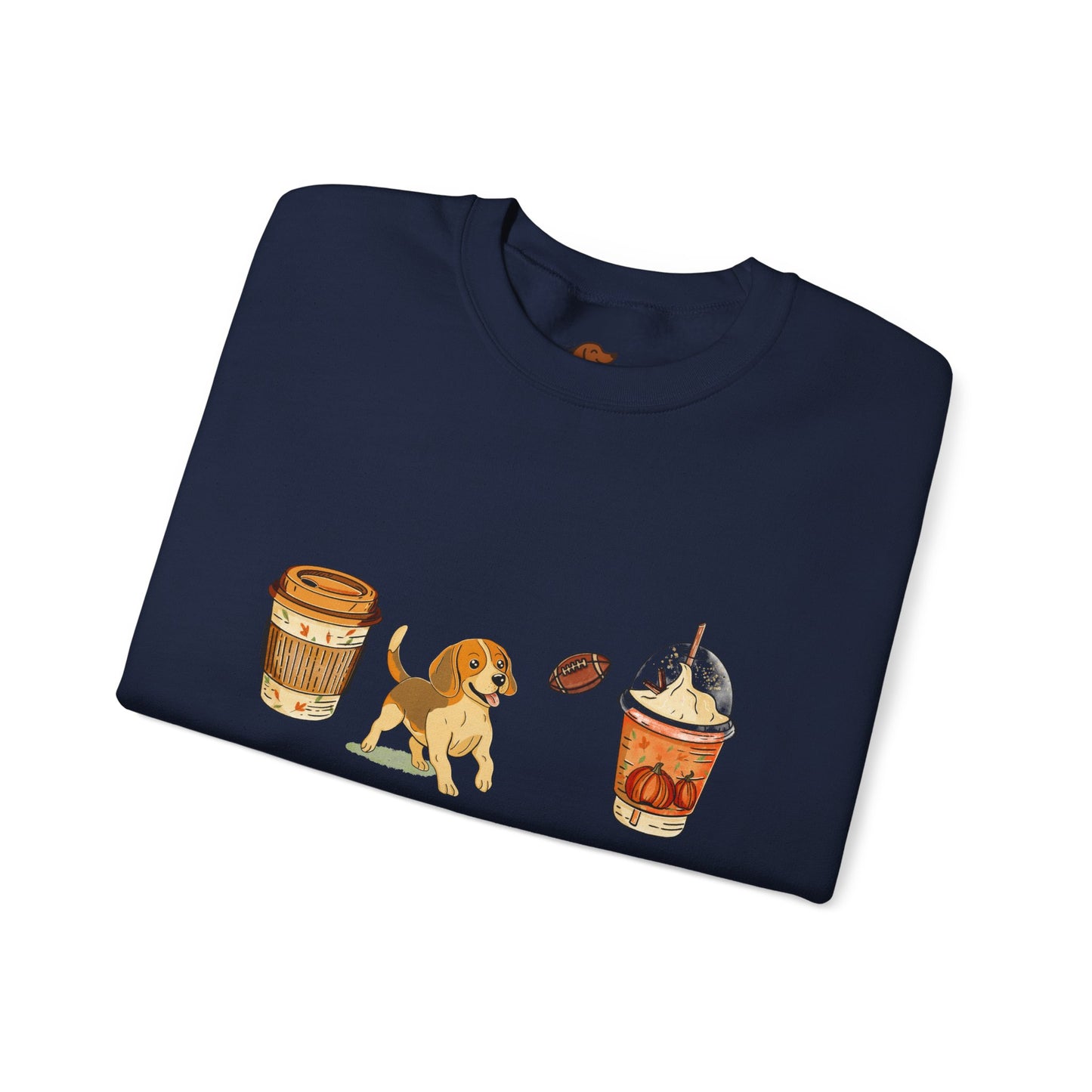 Beagle Fall Cups Unisex Heavy Blend™ Crewneck Sweatshirt