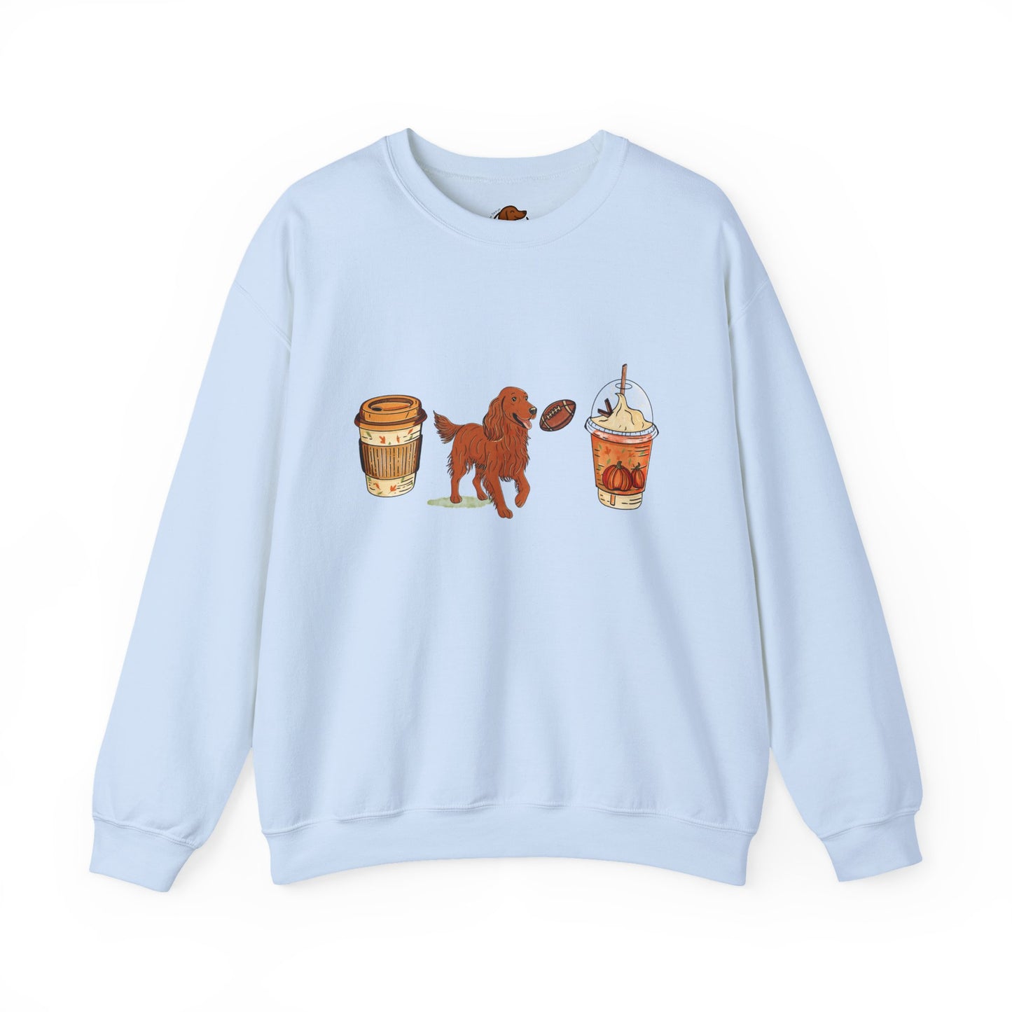Irish setter Fall Cups Unisex Heavy Blend™ Crewneck Sweatshirt