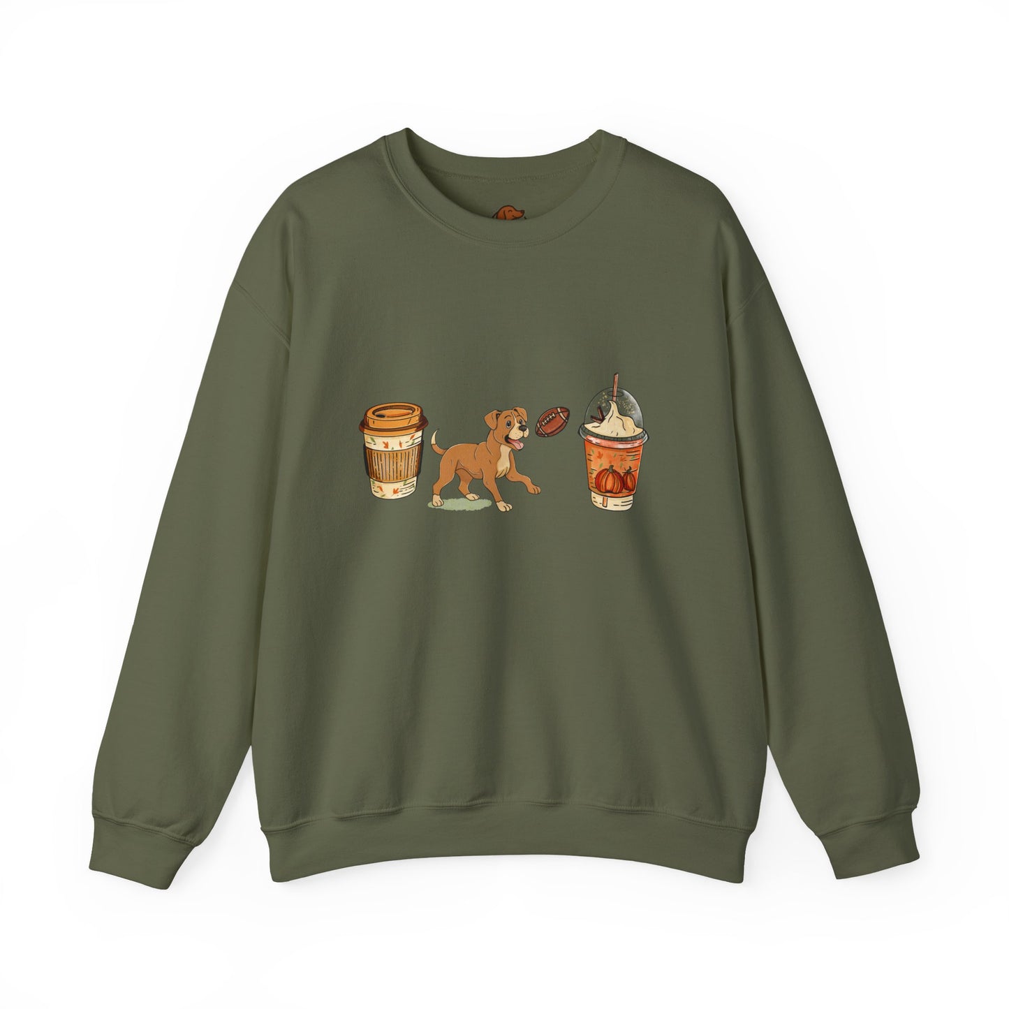 Boxer Fall Cups Unisex Heavy Blend™ Crewneck Sweatshirt
