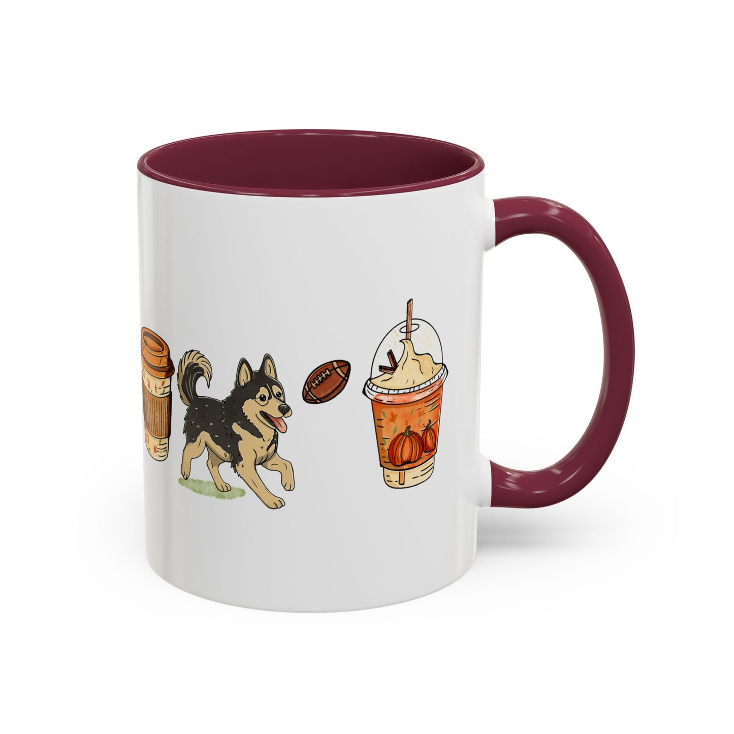 Husky Fall design, color Mugs 11oz