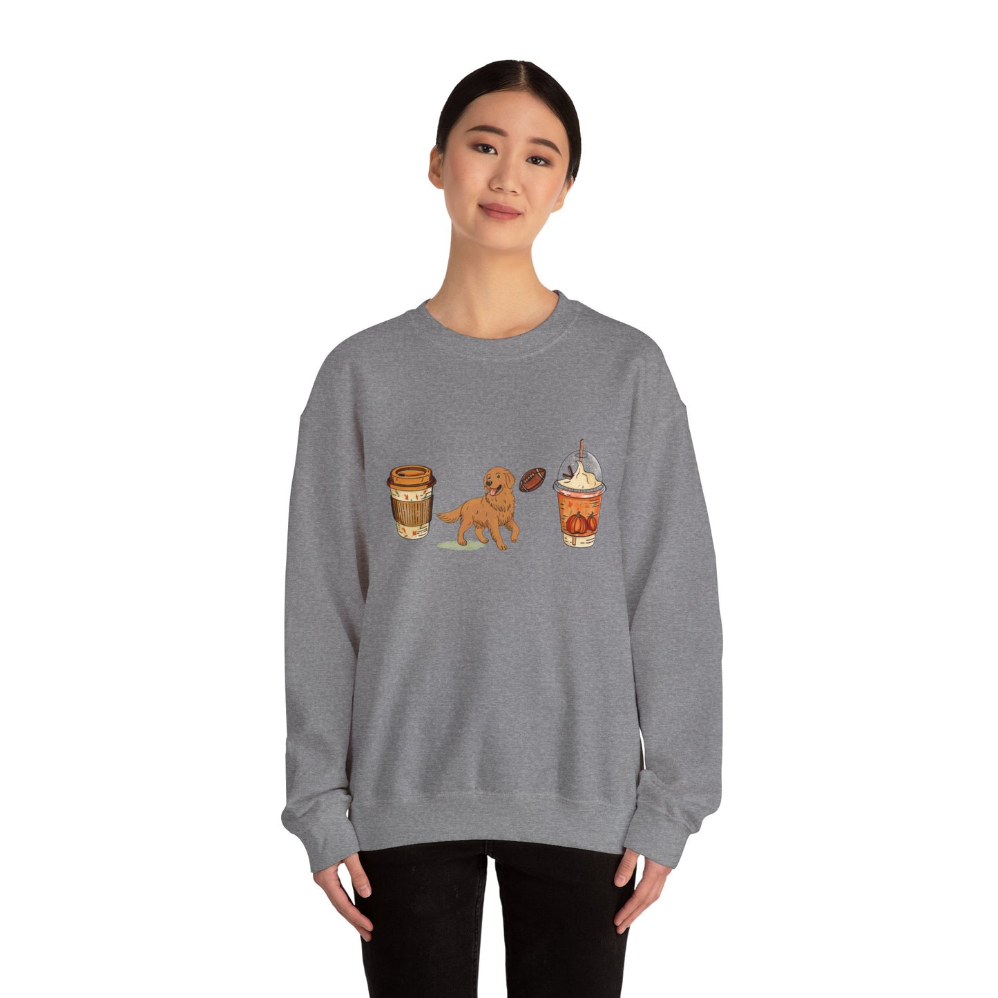Golden Fall Cups Unisex Heavy Blend™ Crewneck Sweatshirt