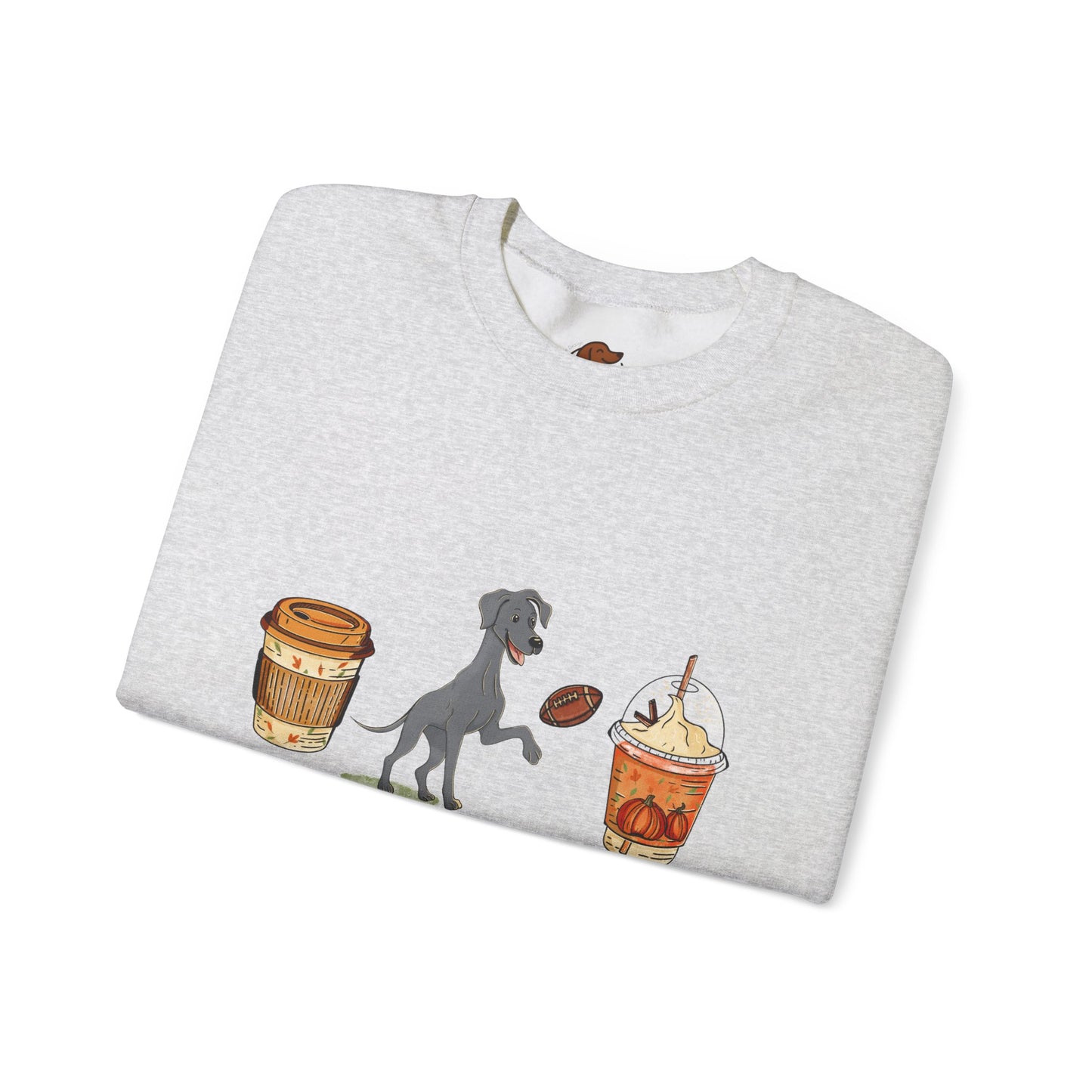 Great Dane Fall Cups Unisex Heavy Blend™ Crewneck Sweatshirt