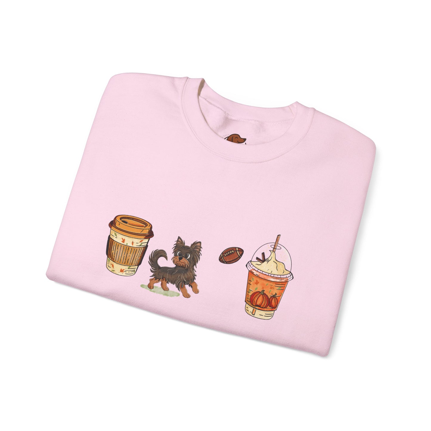 Yorkie Fall Cups #2 Unisex Heavy Blend™ Crewneck Sweatshirt