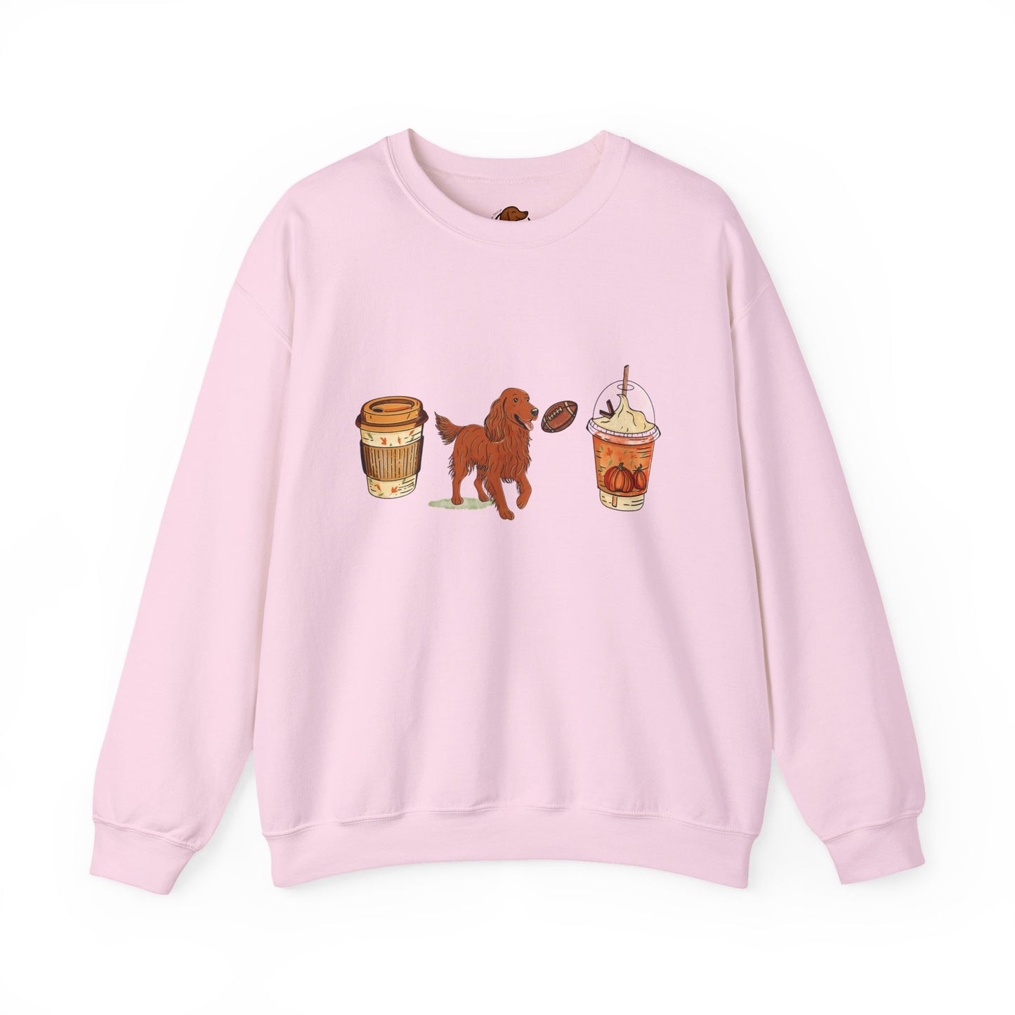 Irish setter Fall Cups Unisex Heavy Blend™ Crewneck Sweatshirt