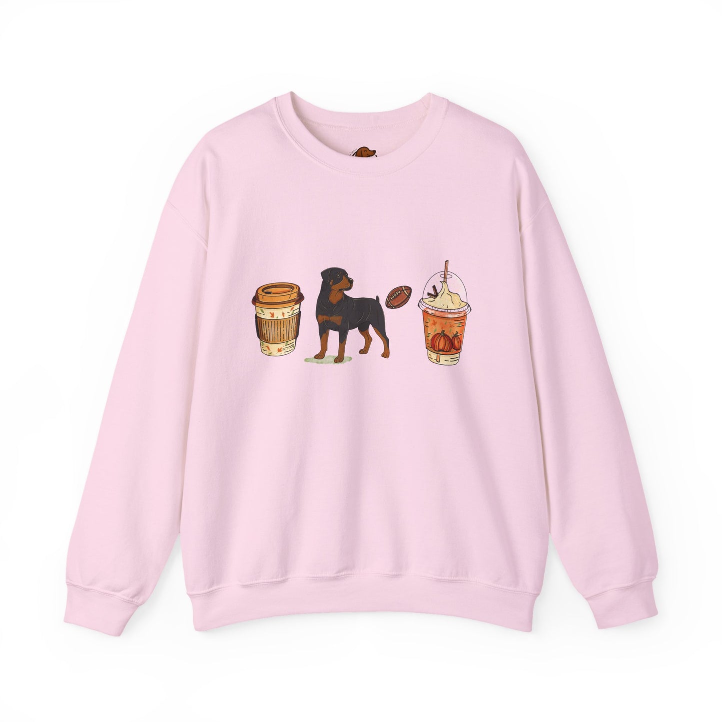 Rottweiler Fall Cups Unisex Heavy Blend™ Crewneck Sweatshirt