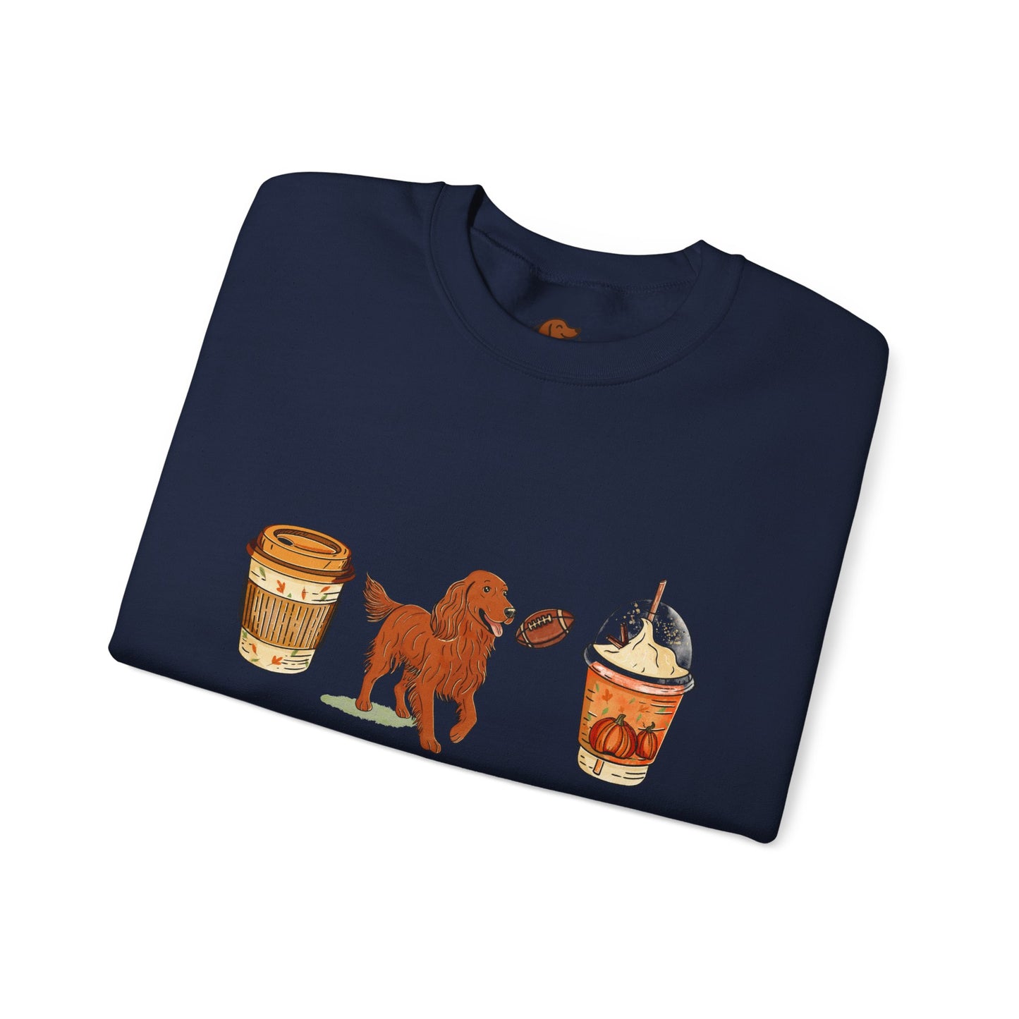 Irish setter Fall Cups Unisex Heavy Blend™ Crewneck Sweatshirt
