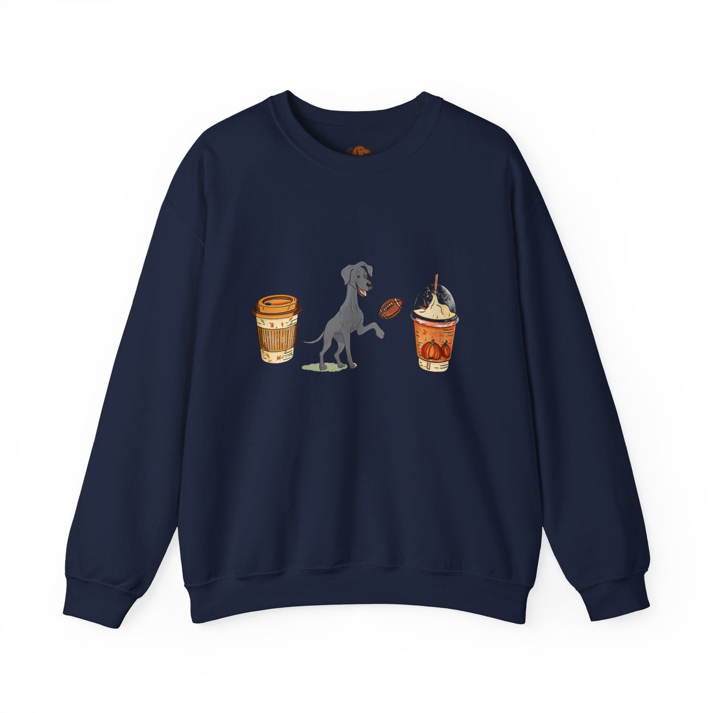 Great Dane Fall Cups Unisex Heavy Blend™ Crewneck Sweatshirt