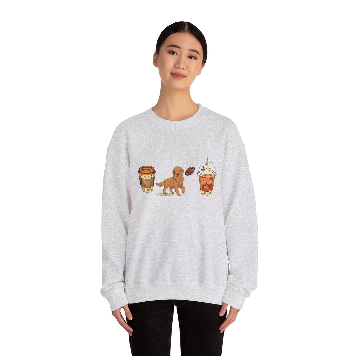 Golden Fall Cups Unisex Heavy Blend™ Crewneck Sweatshirt