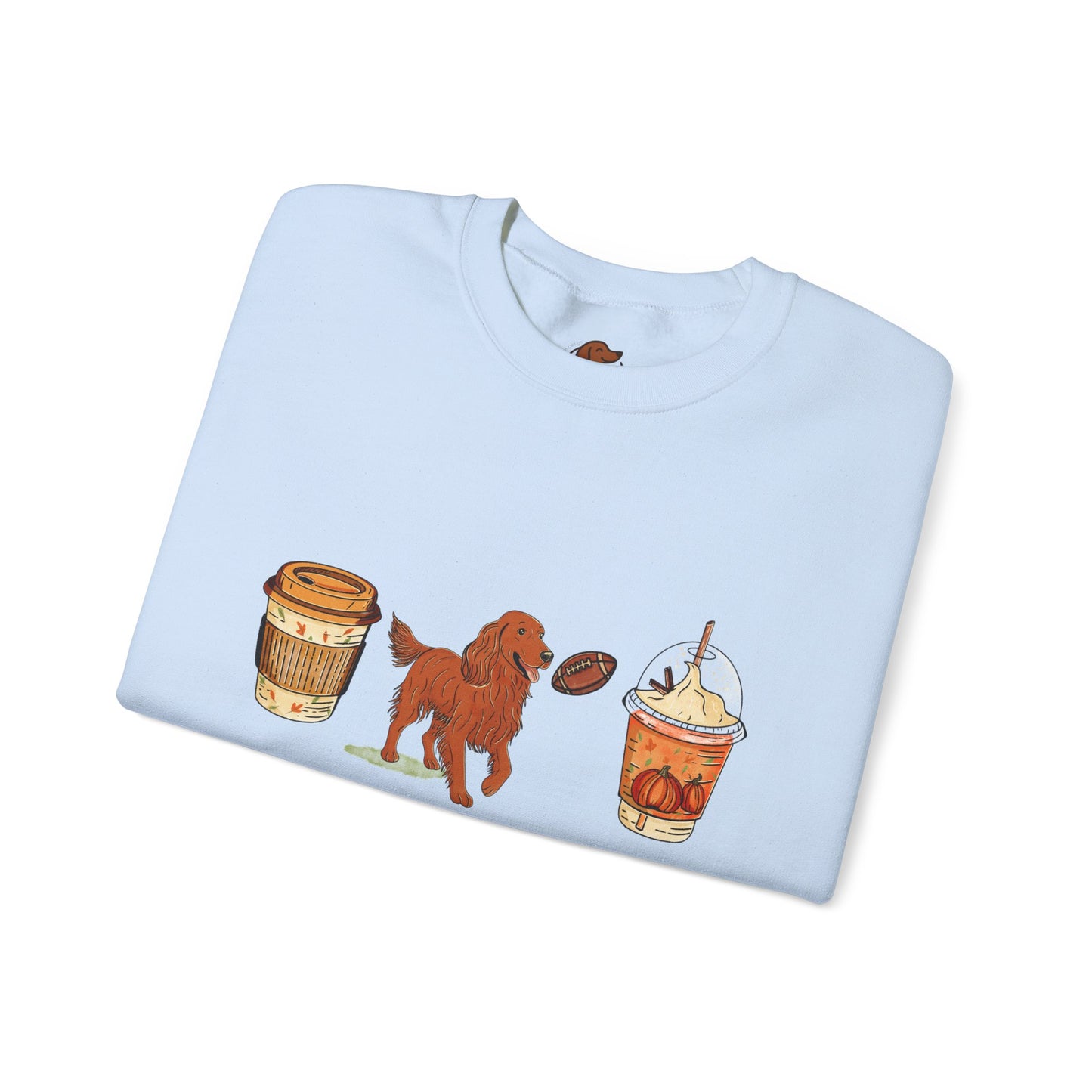 Irish setter Fall Cups Unisex Heavy Blend™ Crewneck Sweatshirt
