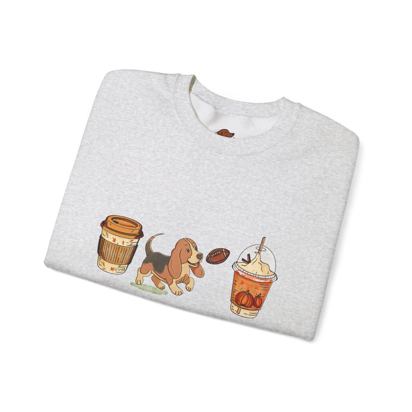 Basset hound Fall Cups Unisex Heavy Blend™ Crewneck Sweatshirt