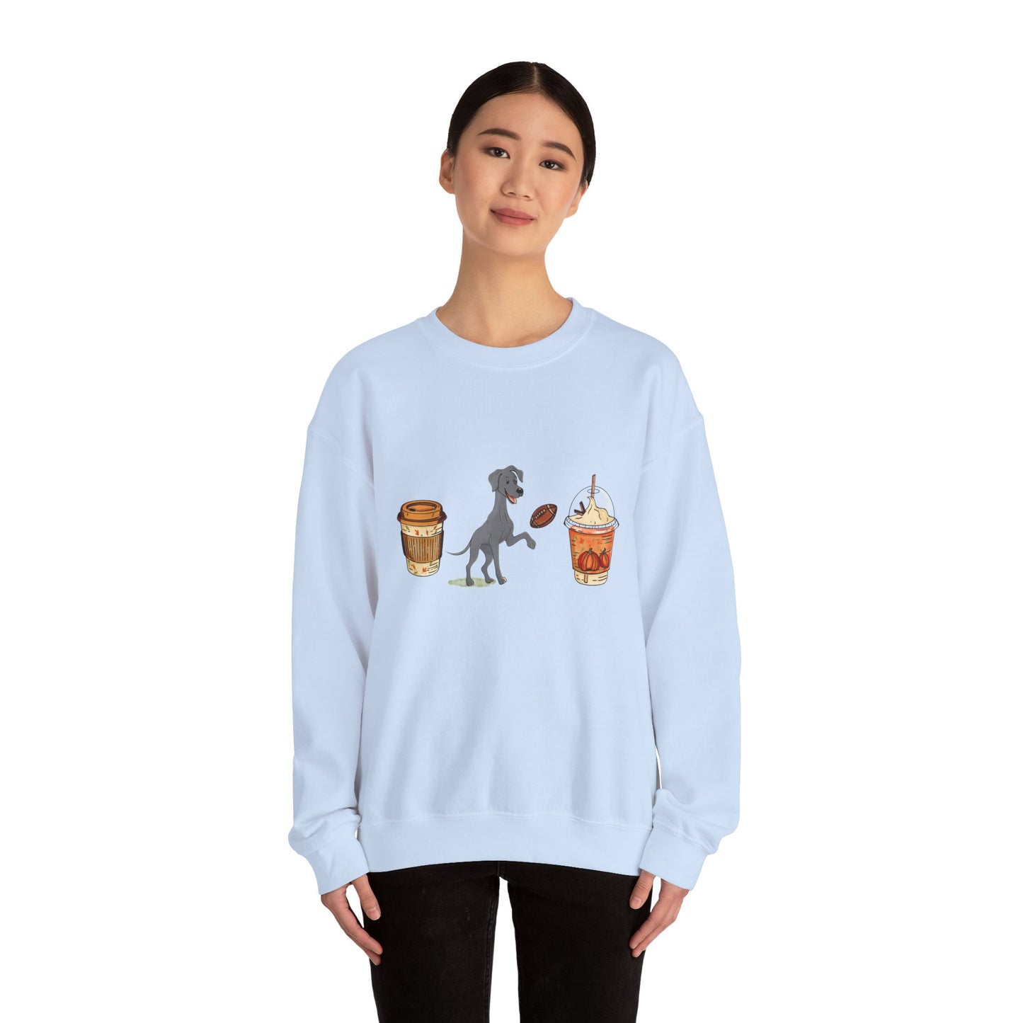 Great Dane Fall Cups Unisex Heavy Blend™ Crewneck Sweatshirt