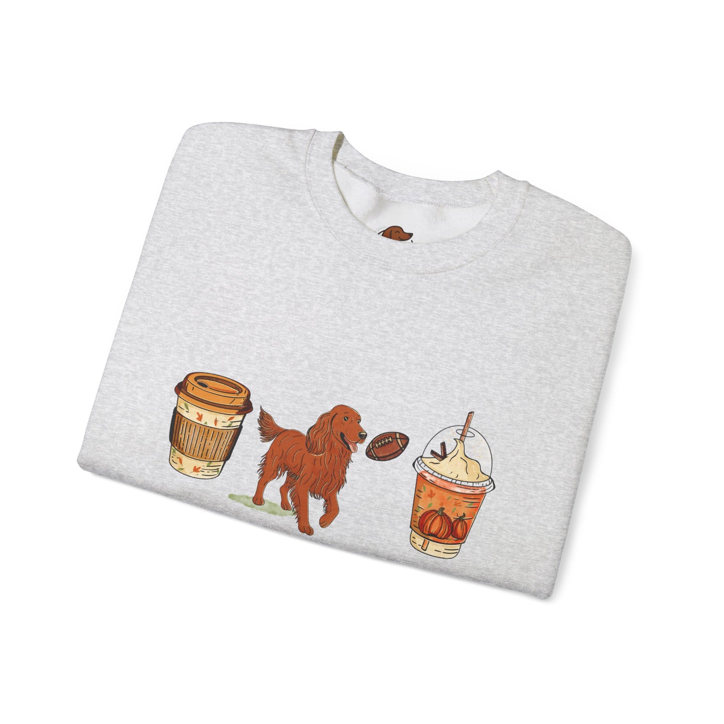 Irish setter Fall Cups Unisex Heavy Blend™ Crewneck Sweatshirt