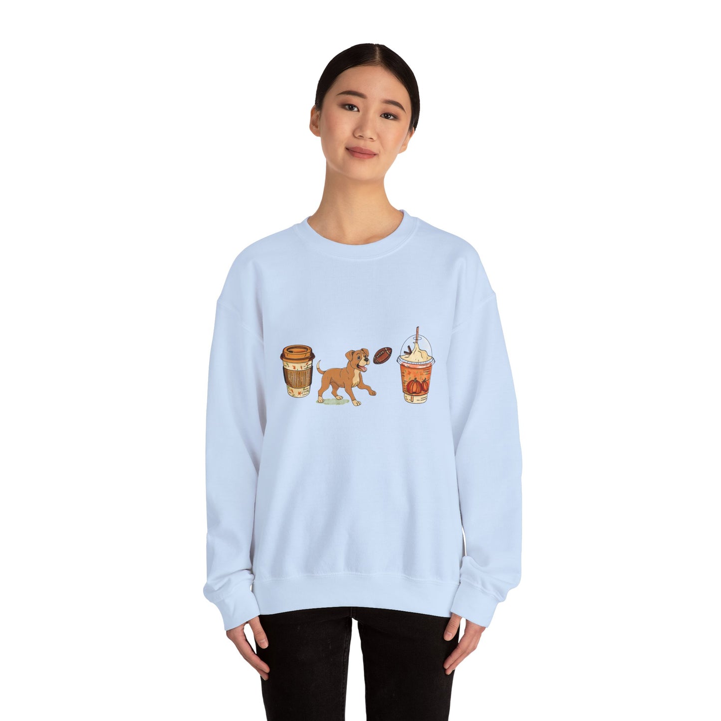 Boxer Fall Cups Unisex Heavy Blend™ Crewneck Sweatshirt
